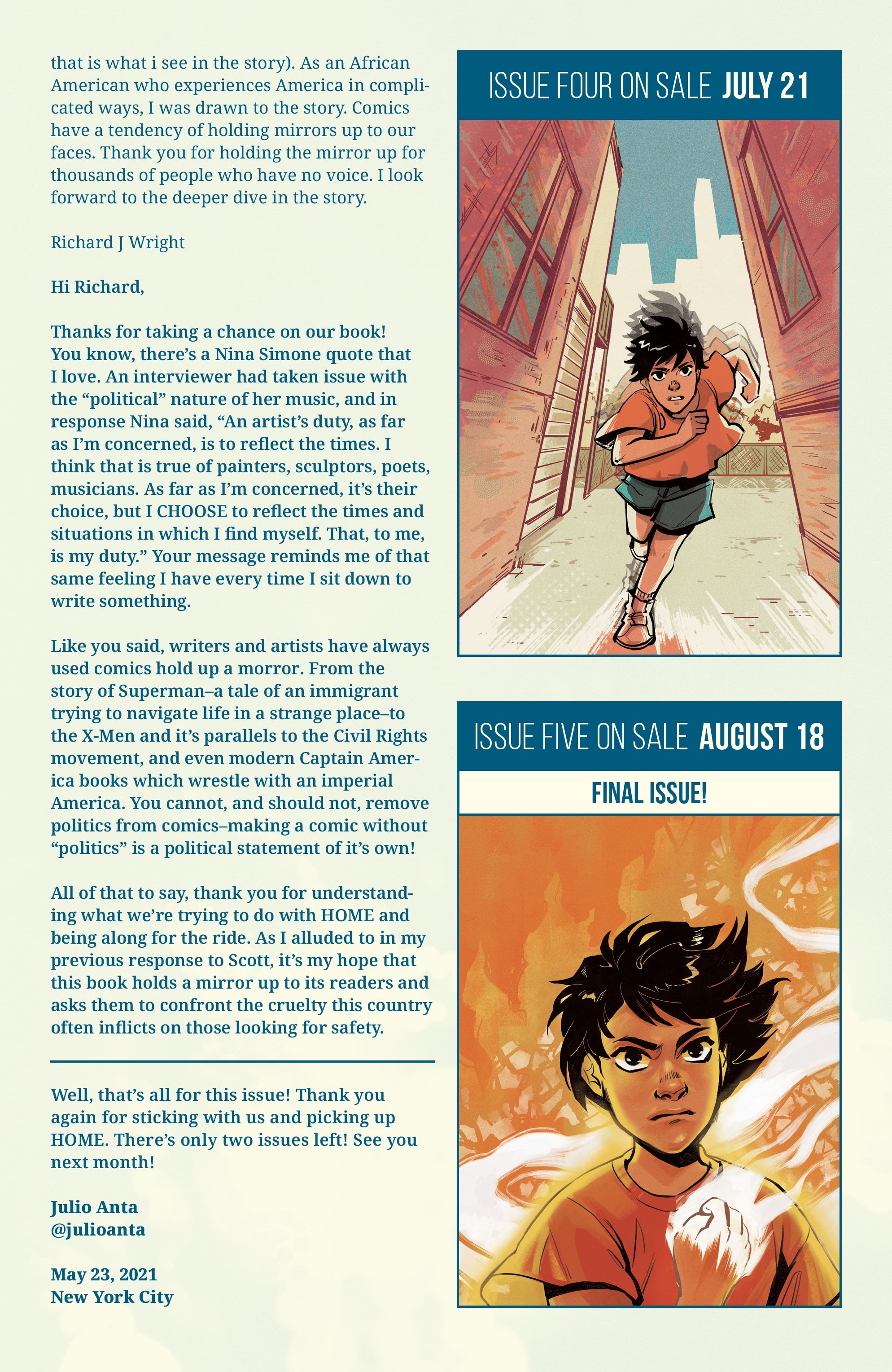 Read online Home (2021) comic -  Issue #3 - 24