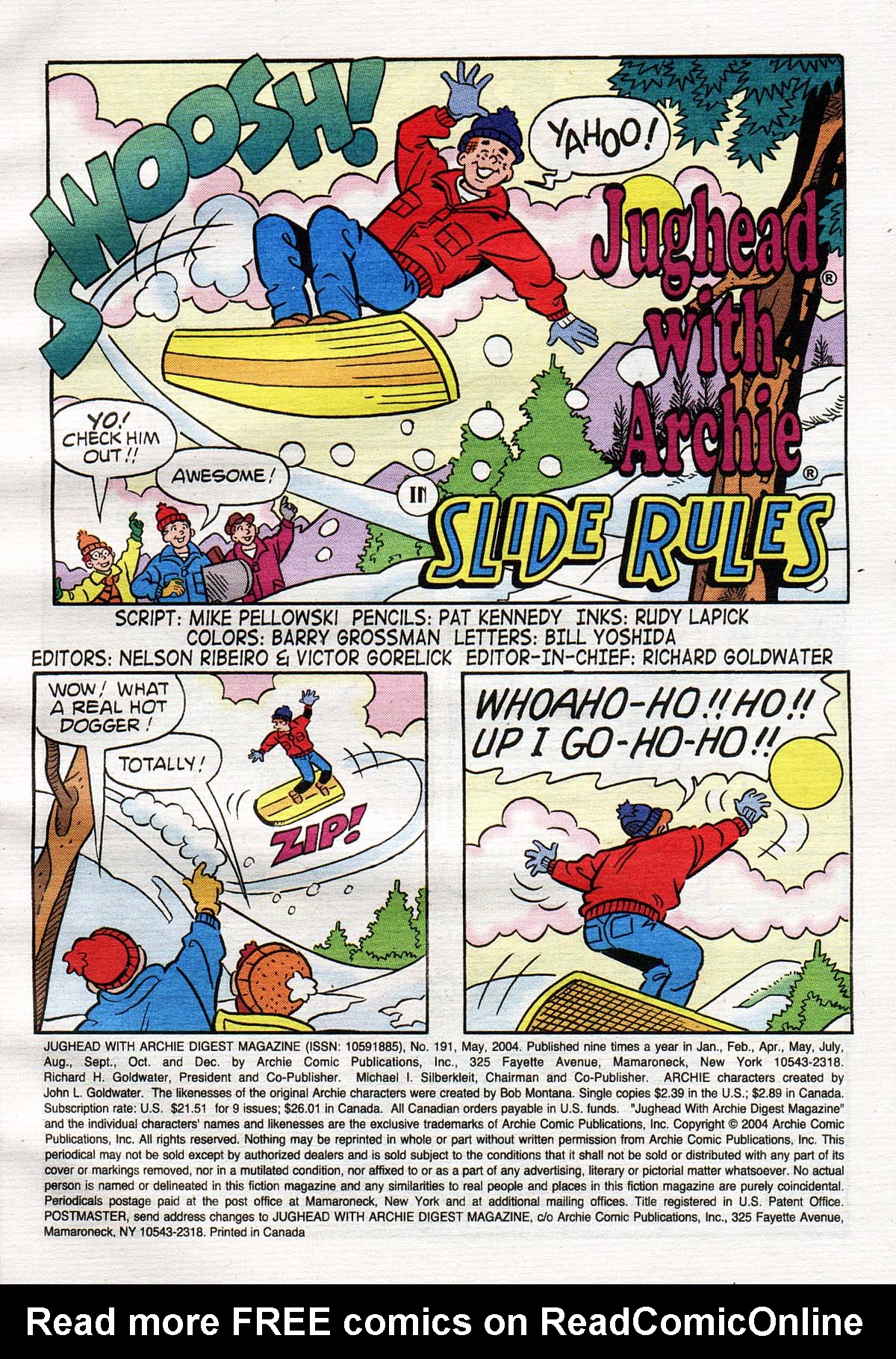 Read online Jughead with Archie Digest Magazine comic -  Issue #191 - 2