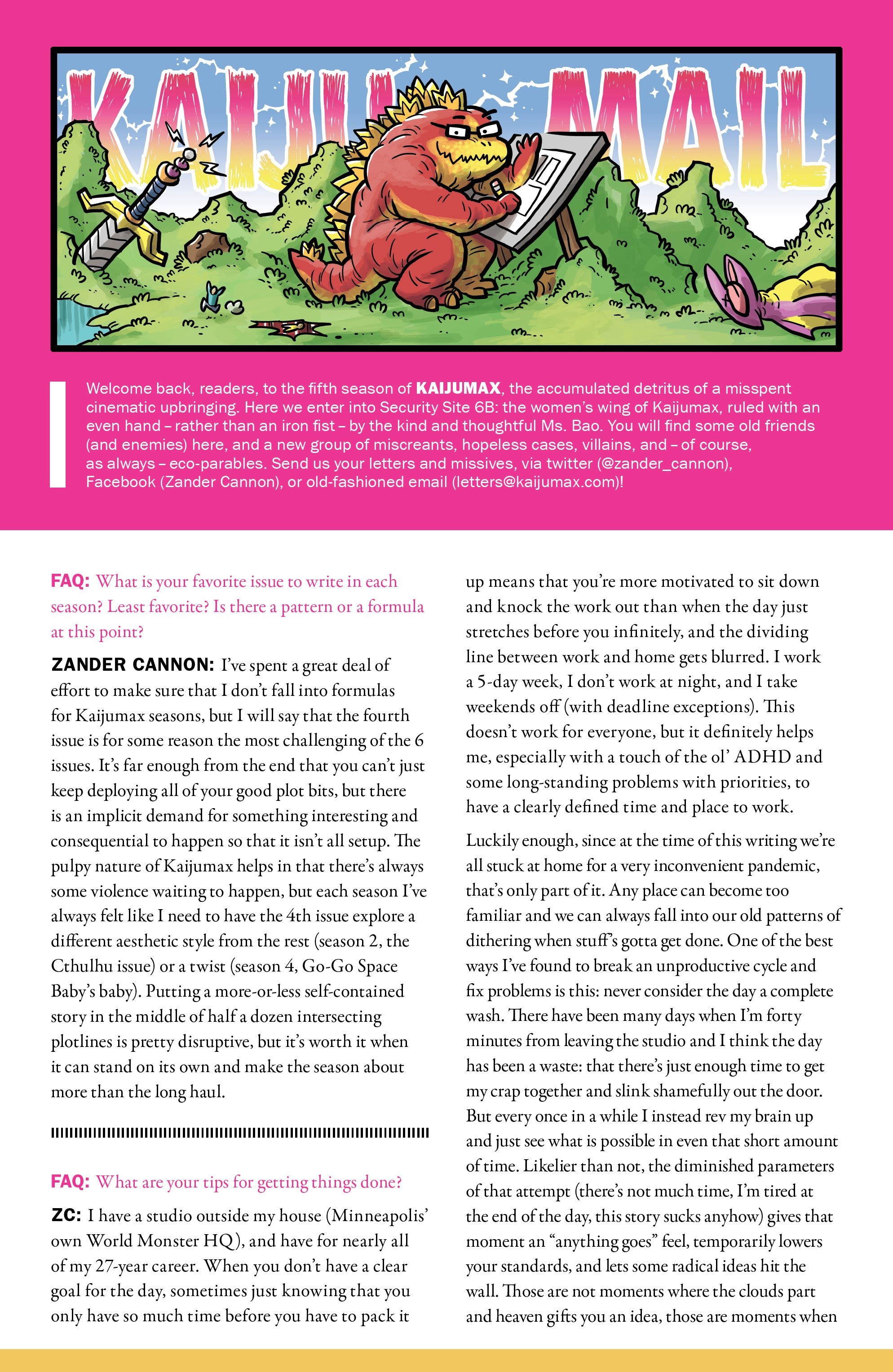 Read online Kaijumax Season 5 comic -  Issue #4 - 26