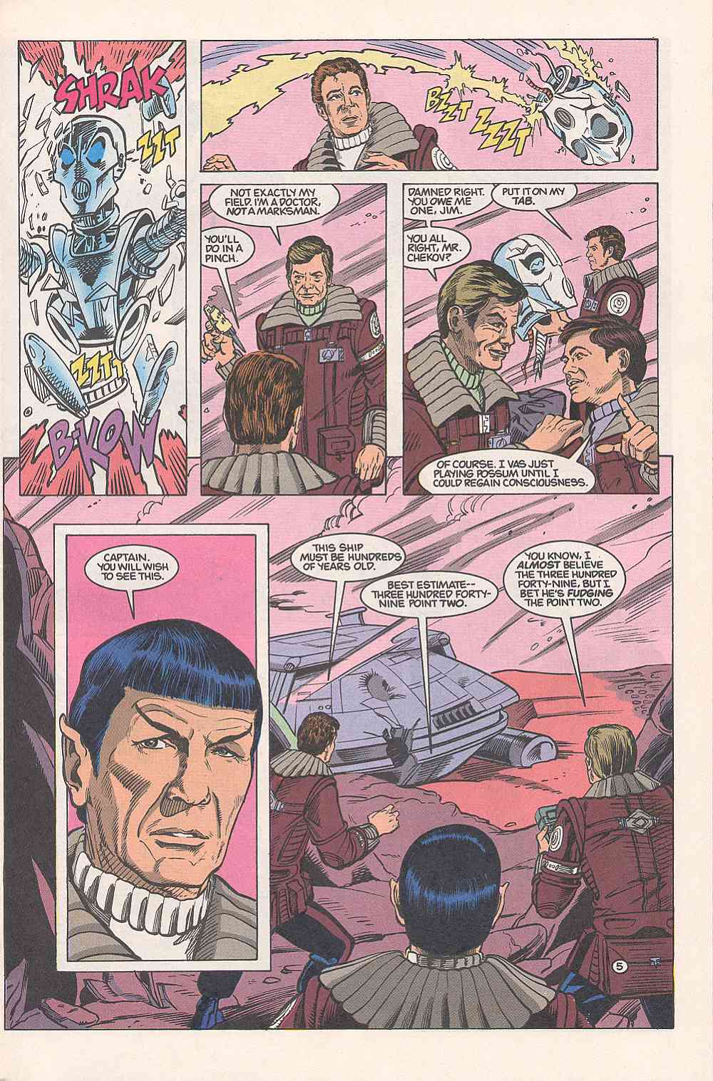 Read online Star Trek (1989) comic -  Issue #13 - 6