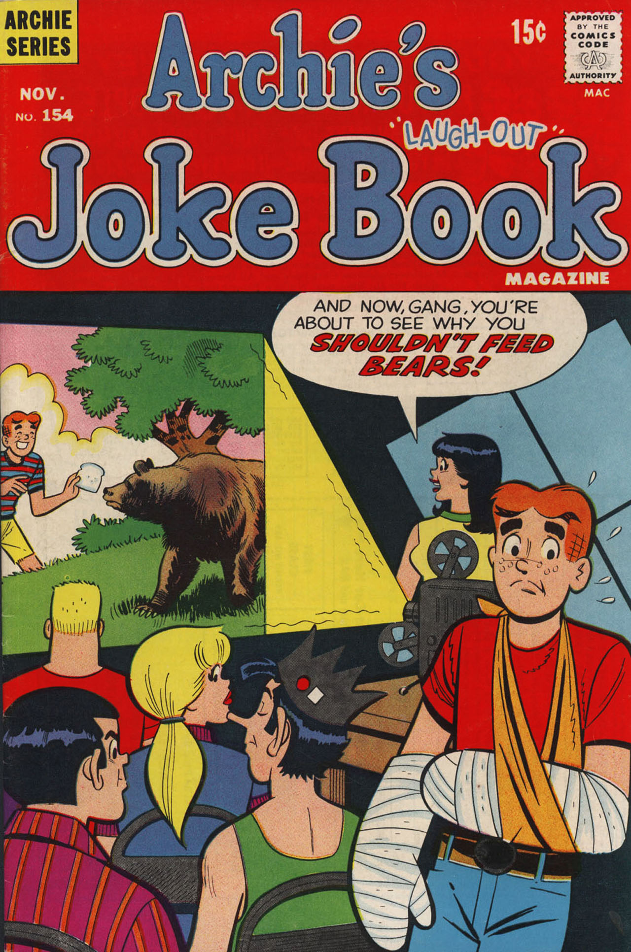 Read online Archie's Joke Book Magazine comic -  Issue #154 - 1