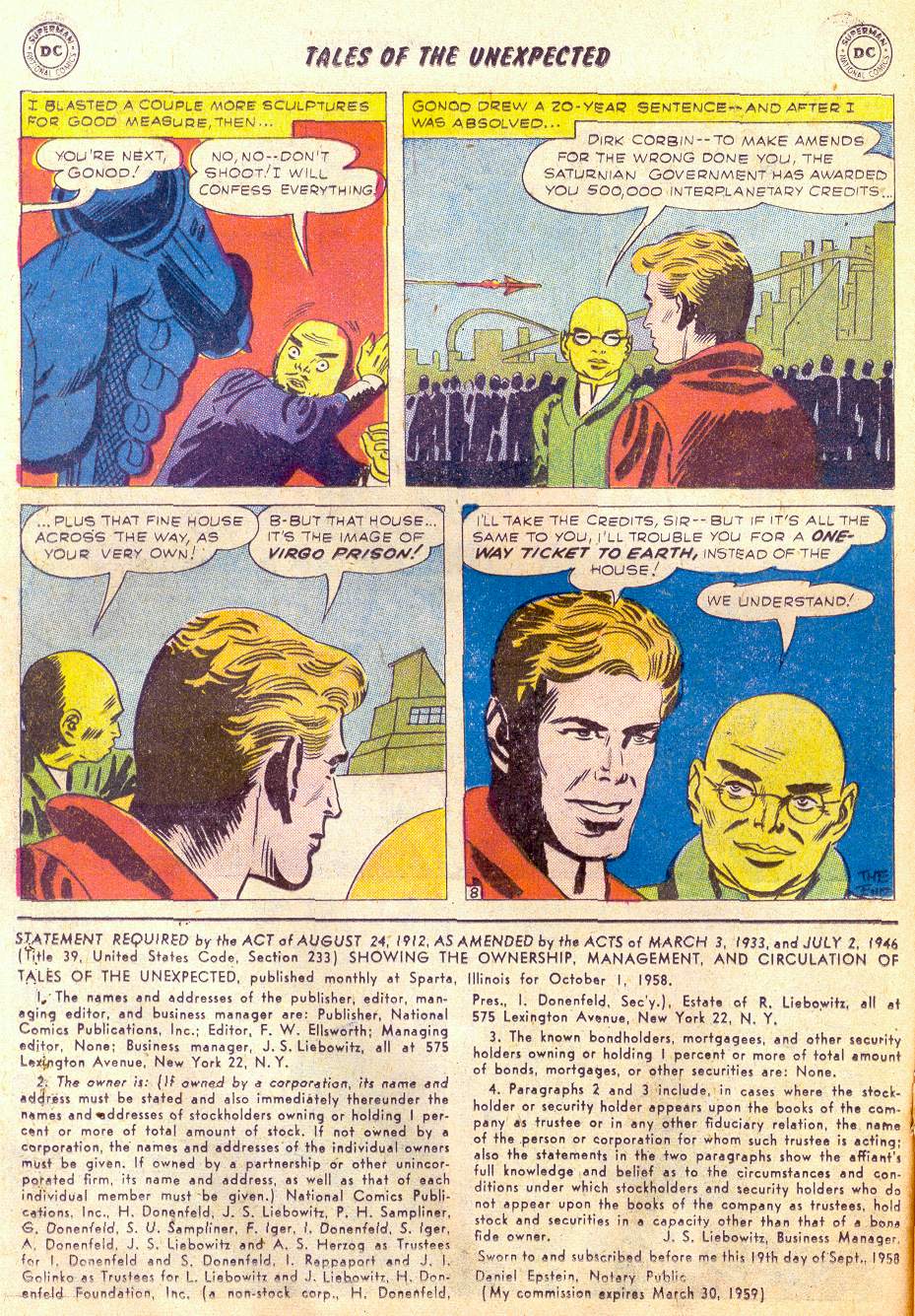 Read online Tales of the Unexpected comic -  Issue #34 - 32