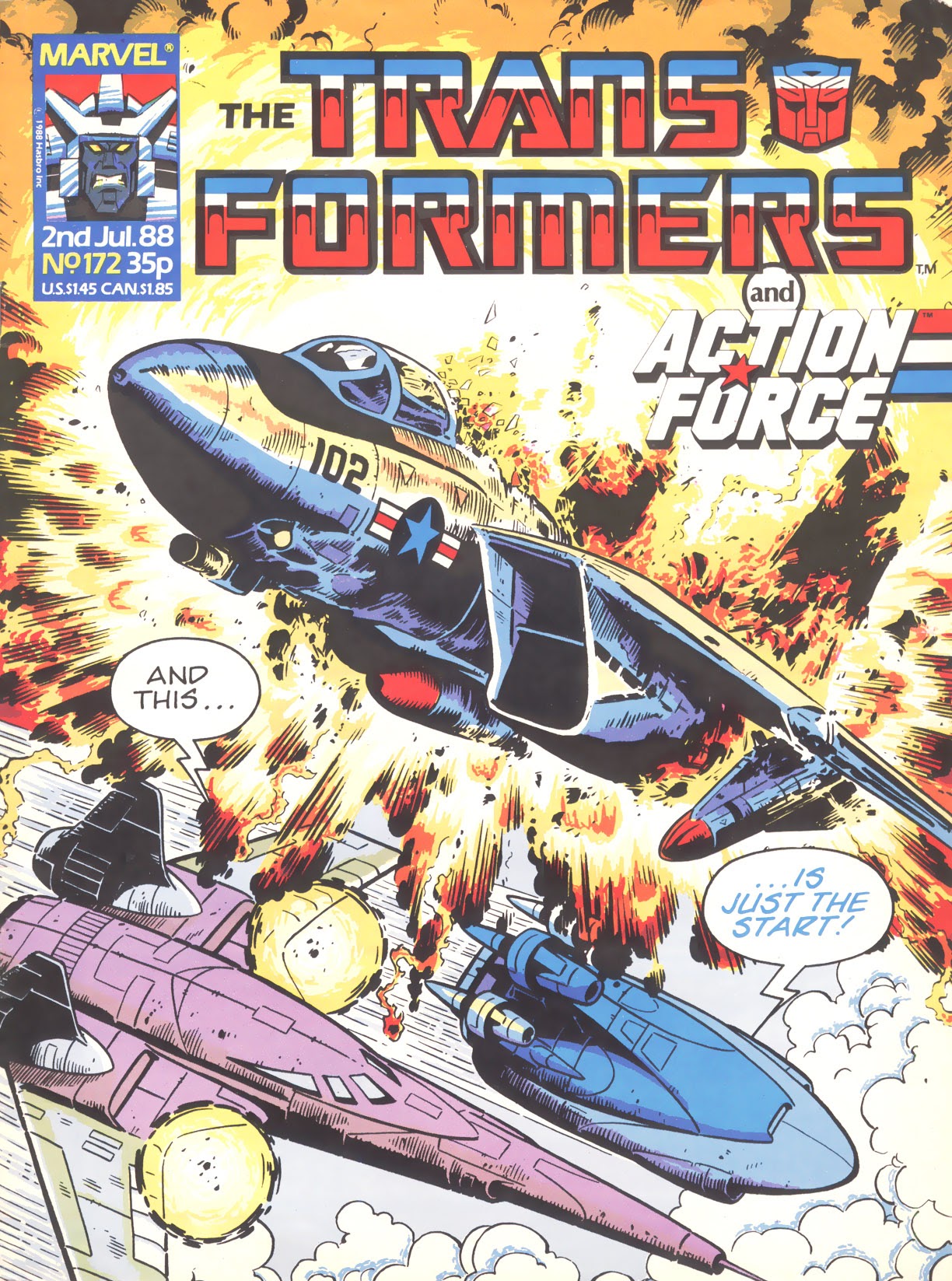 Read online The Transformers (UK) comic -  Issue #172 - 1