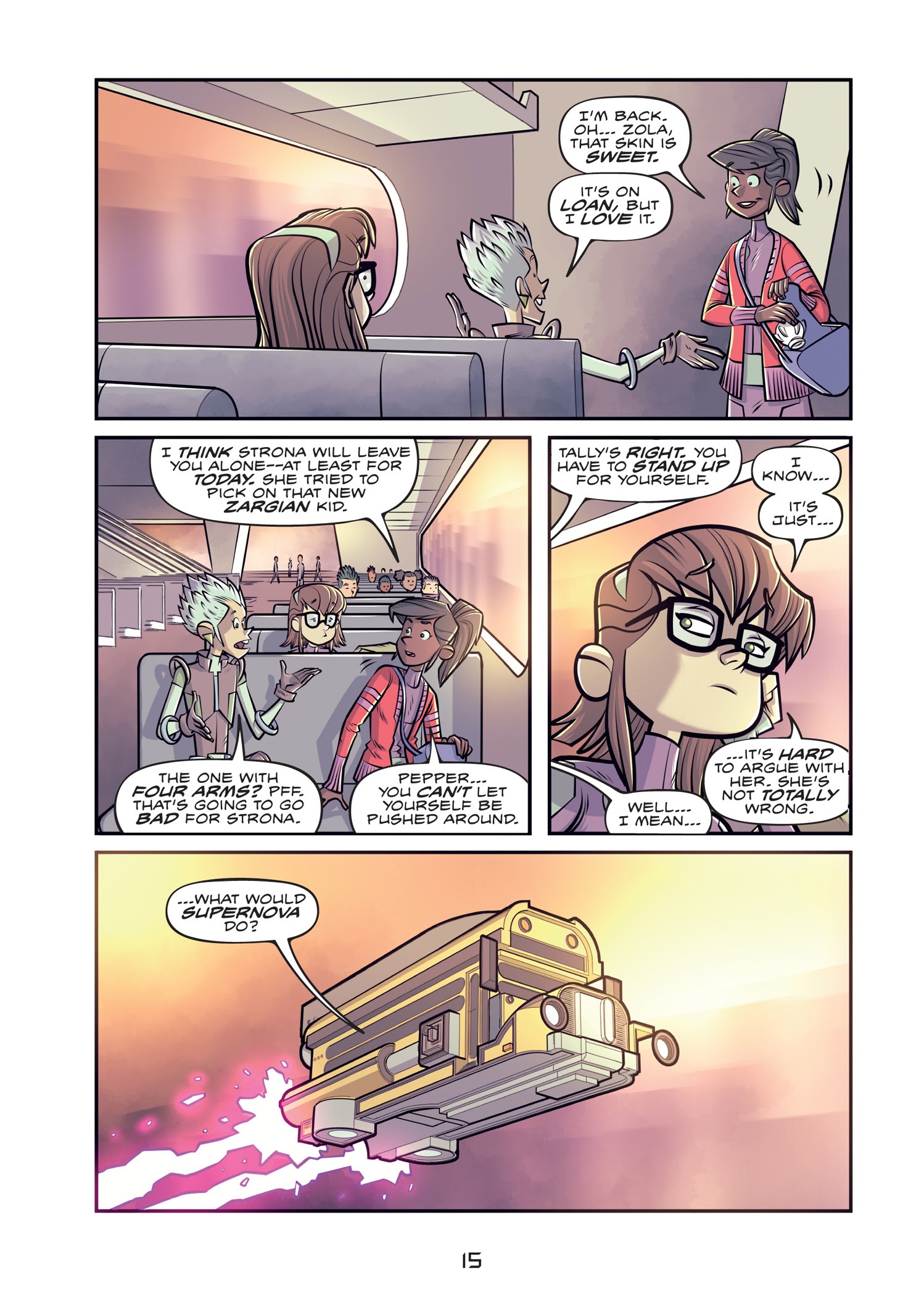 Read online The Infinite Adventures of Supernova: Pepper Page Saves the Universe! comic -  Issue # TPB (Part 1) - 19