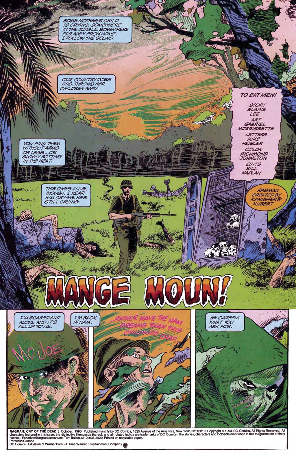 Read online Ragman: Cry of the Dead comic -  Issue #3 - 2