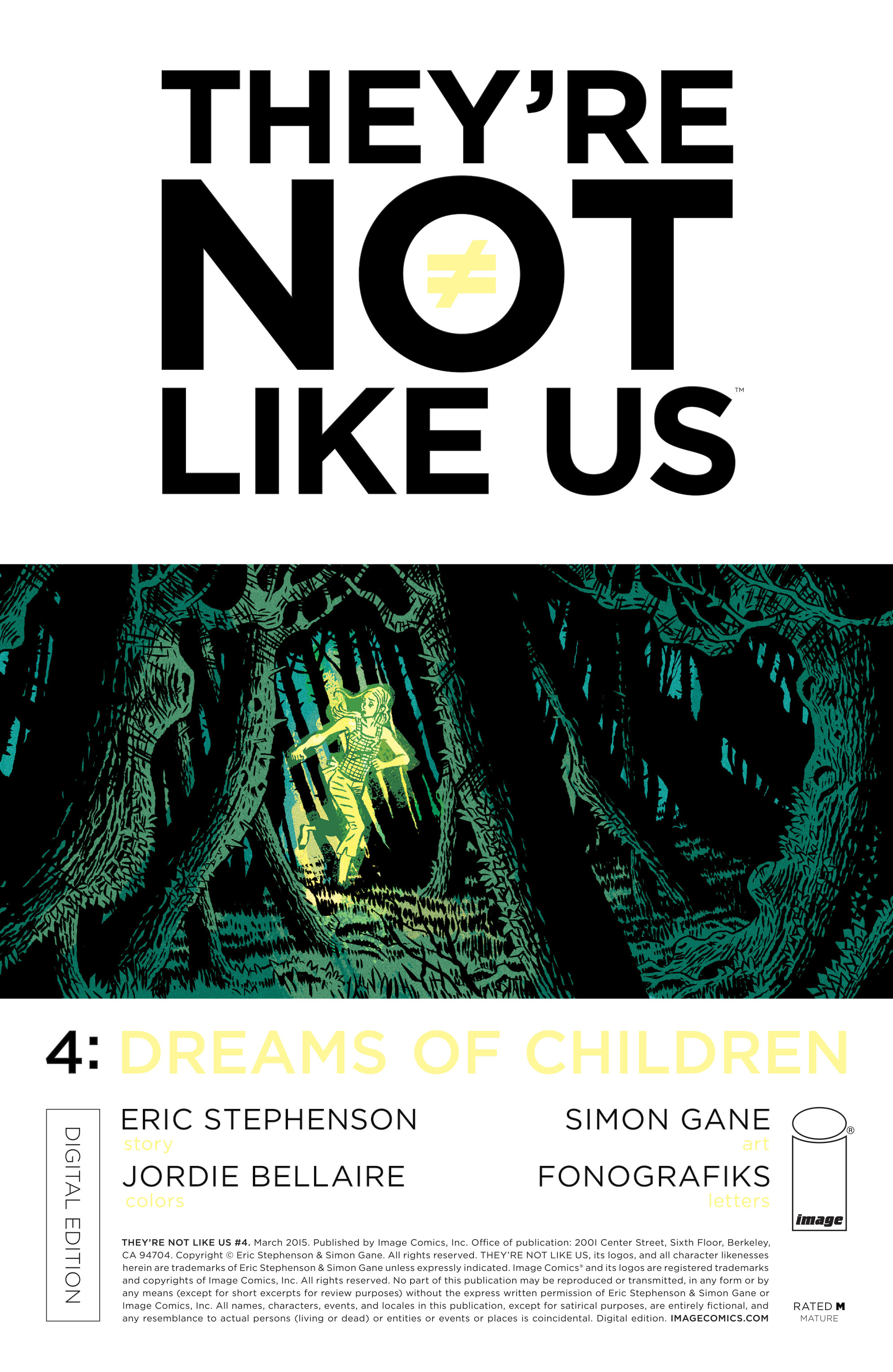 Read online They're Not Like Us comic -  Issue #4 - 1