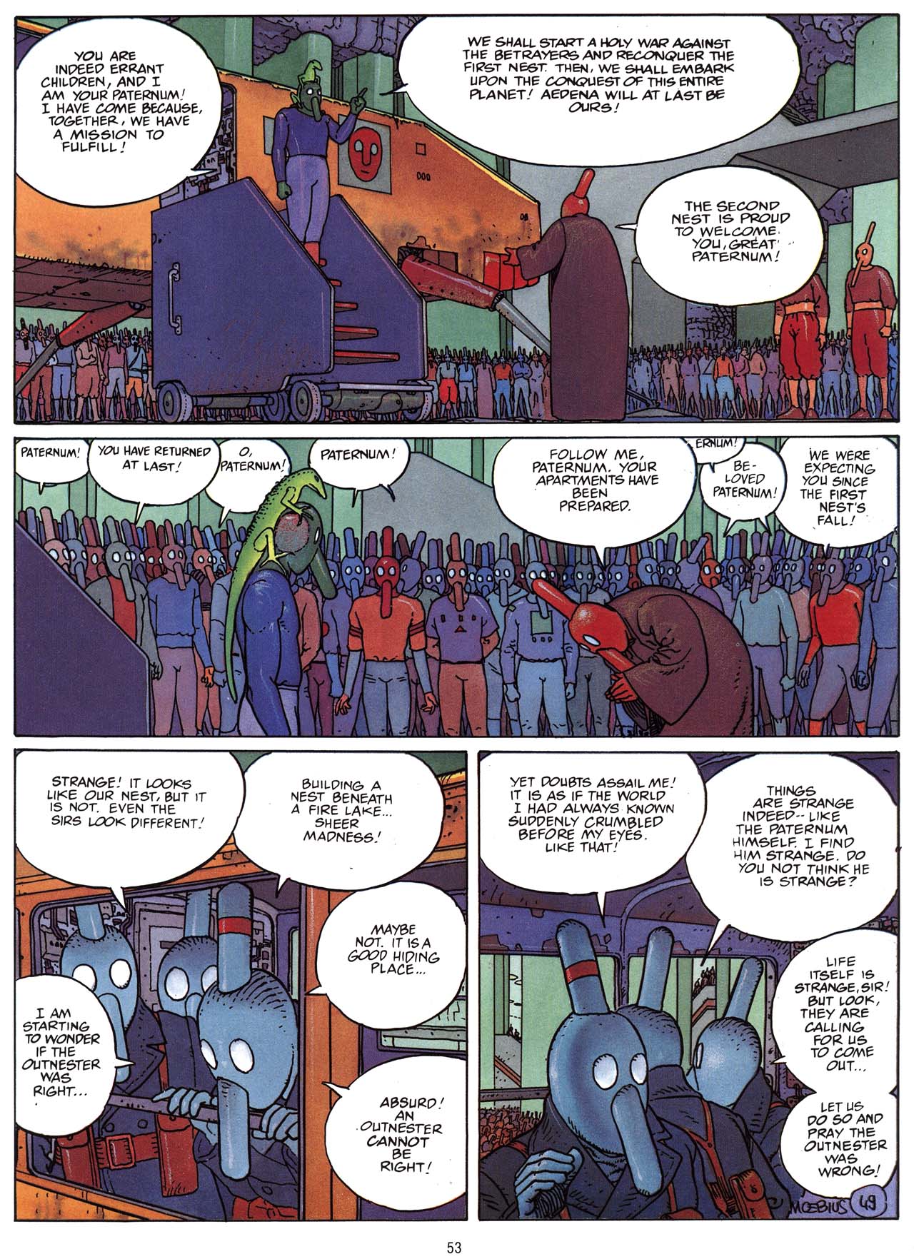 Read online Epic Graphic Novel: Moebius comic -  Issue # TPB 9 - 55