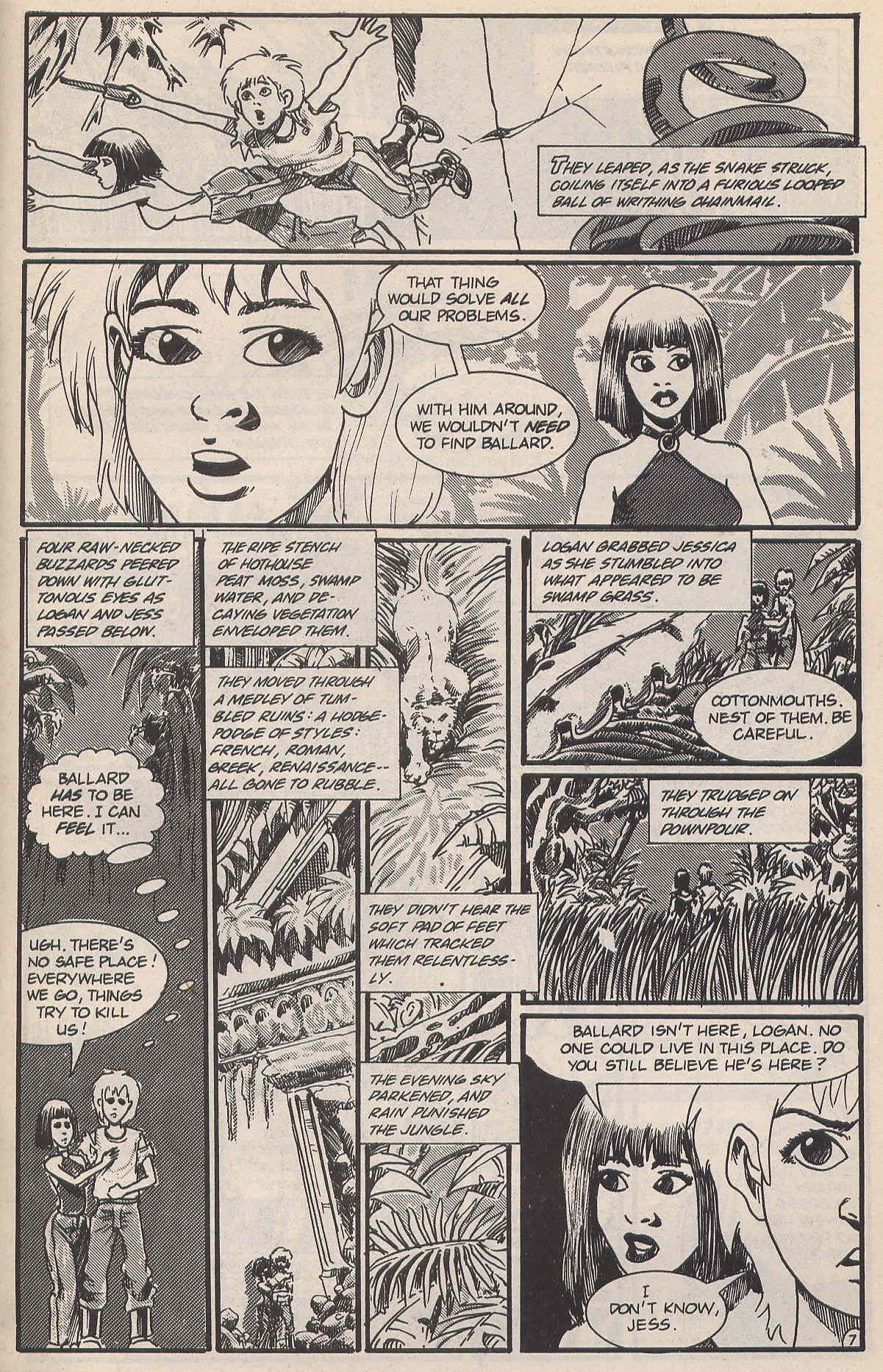 Read online Logan's Run (1990) comic -  Issue #6 - 9