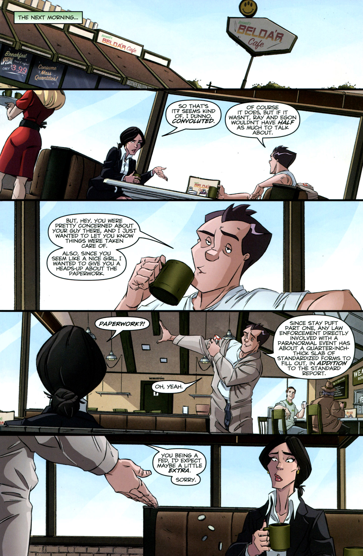 Read online Ghostbusters (2011) comic -  Issue #11 - 21