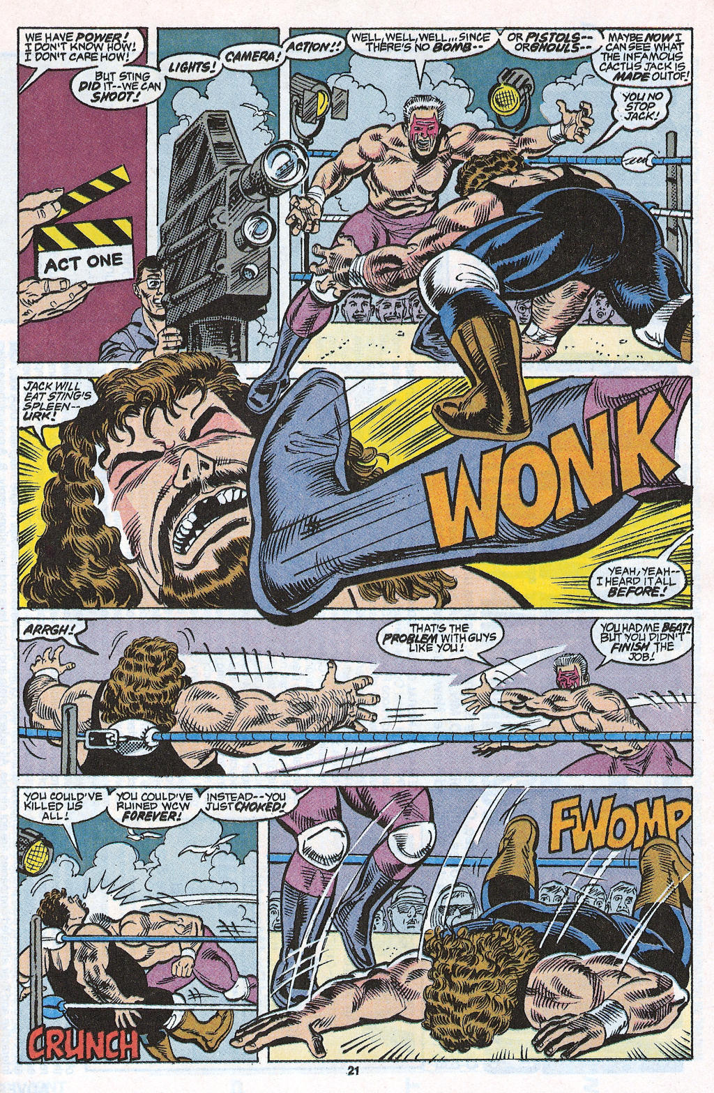 Read online WCW World Championship Wrestling comic -  Issue #3 - 23