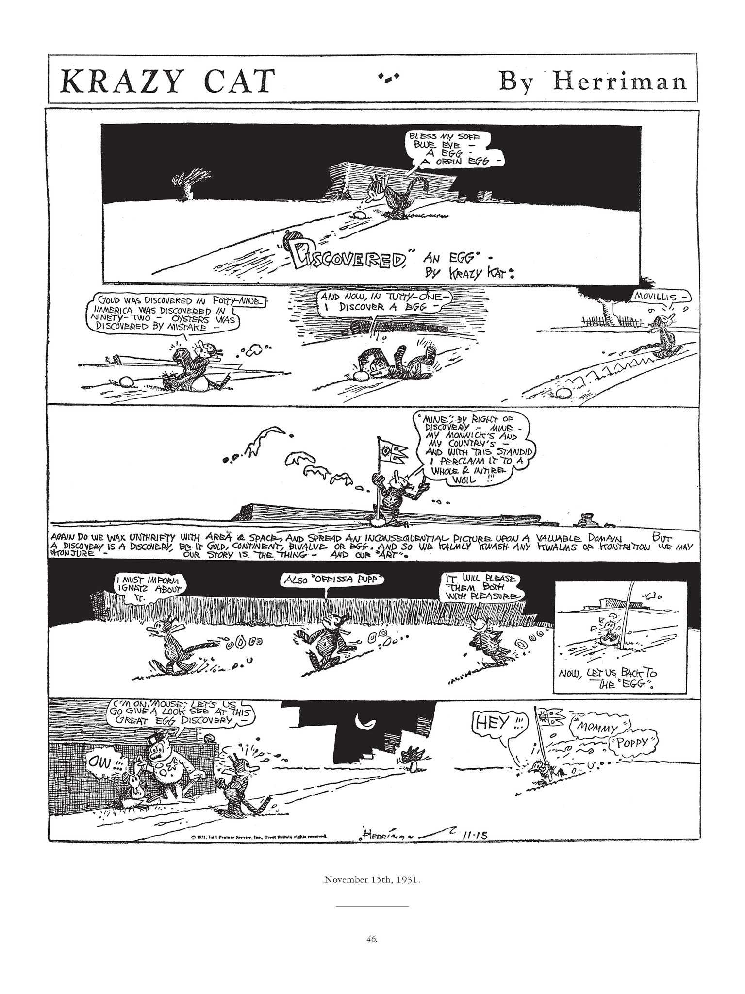 Read online Krazy & Ignatz comic -  Issue # TPB 7 - 43