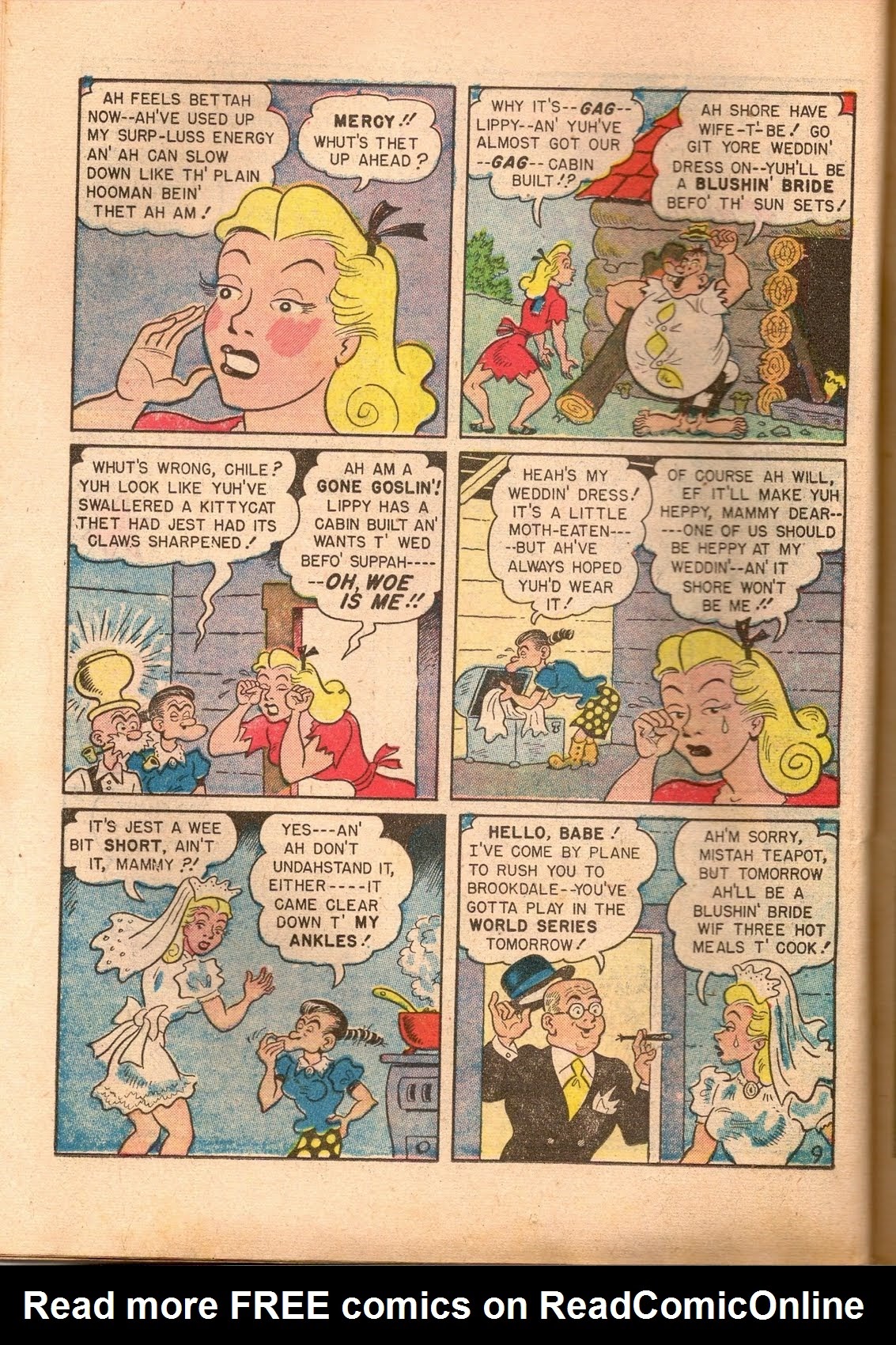 Read online Babe (1948) comic -  Issue #3 - 29