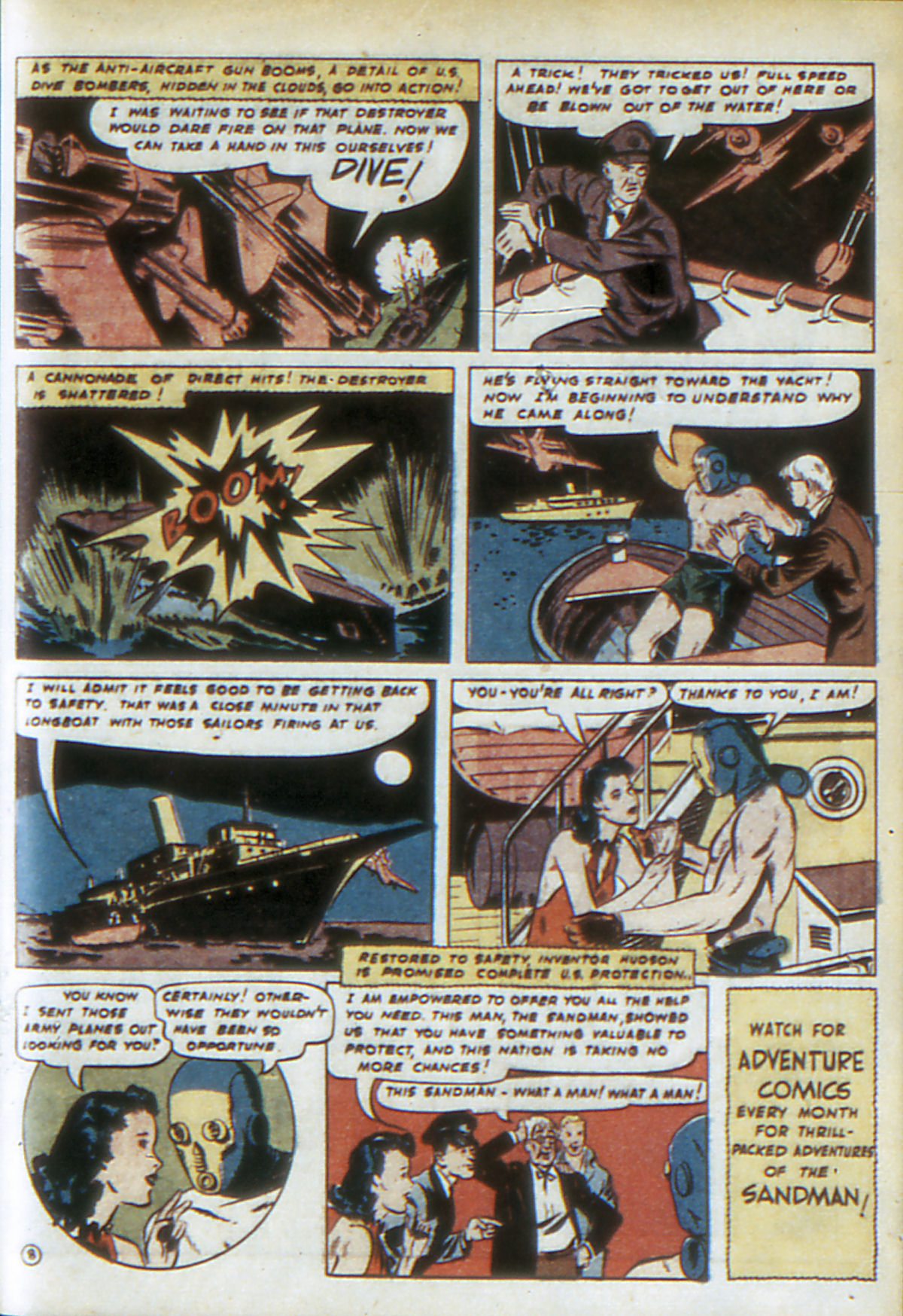 Read online Adventure Comics (1938) comic -  Issue #65 - 66