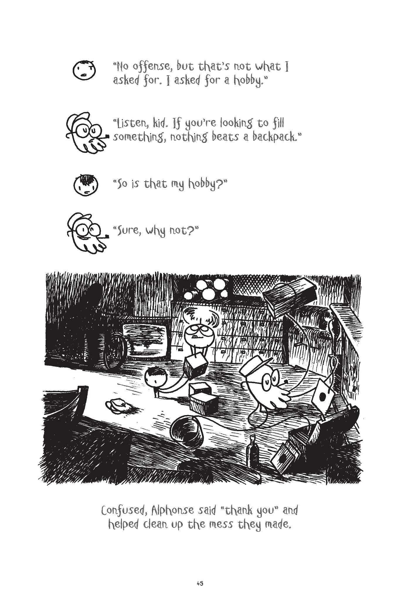 Read online The Big Empty Life of Alphonse Tabouret comic -  Issue # TPB (Part 1) - 46