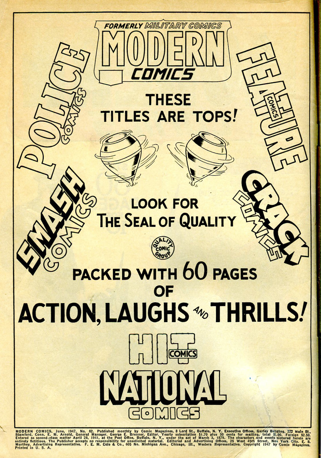 Read online Modern Comics comic -  Issue #62 - 2