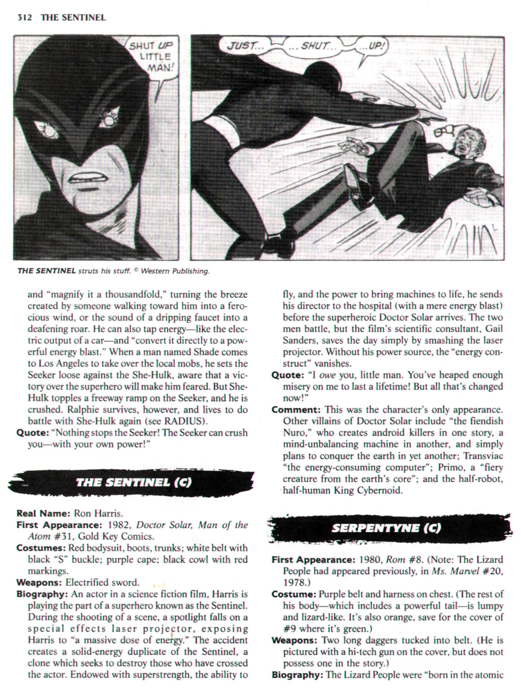 Read online The Encyclopedia of Super Villains comic -  Issue # TPB (Part 2) - 95