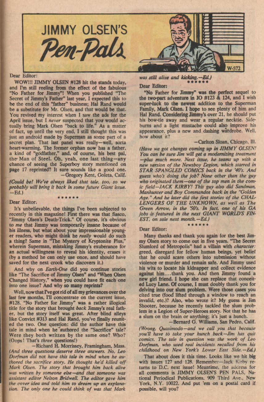 Read online Superman's Pal Jimmy Olsen comic -  Issue #132 - 22