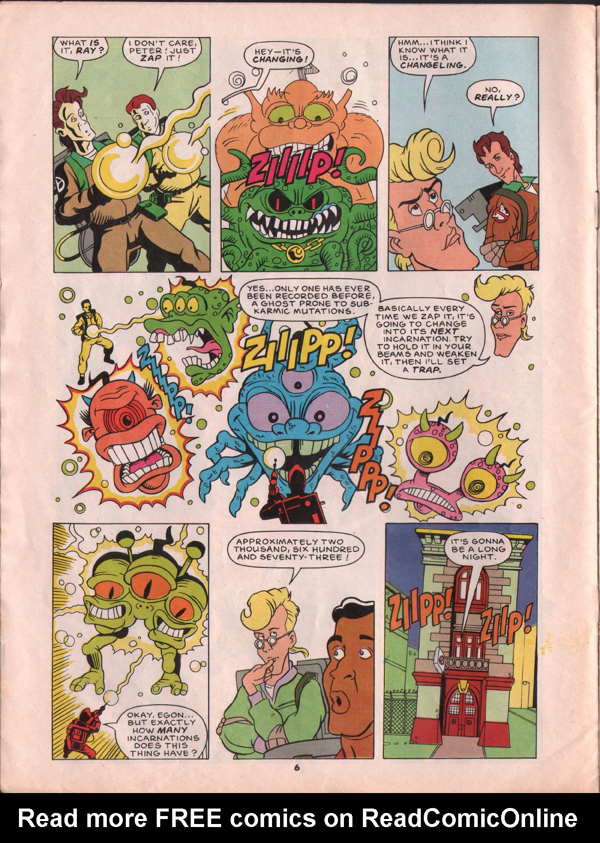 Read online The Real Ghostbusters comic -  Issue #2 - 6