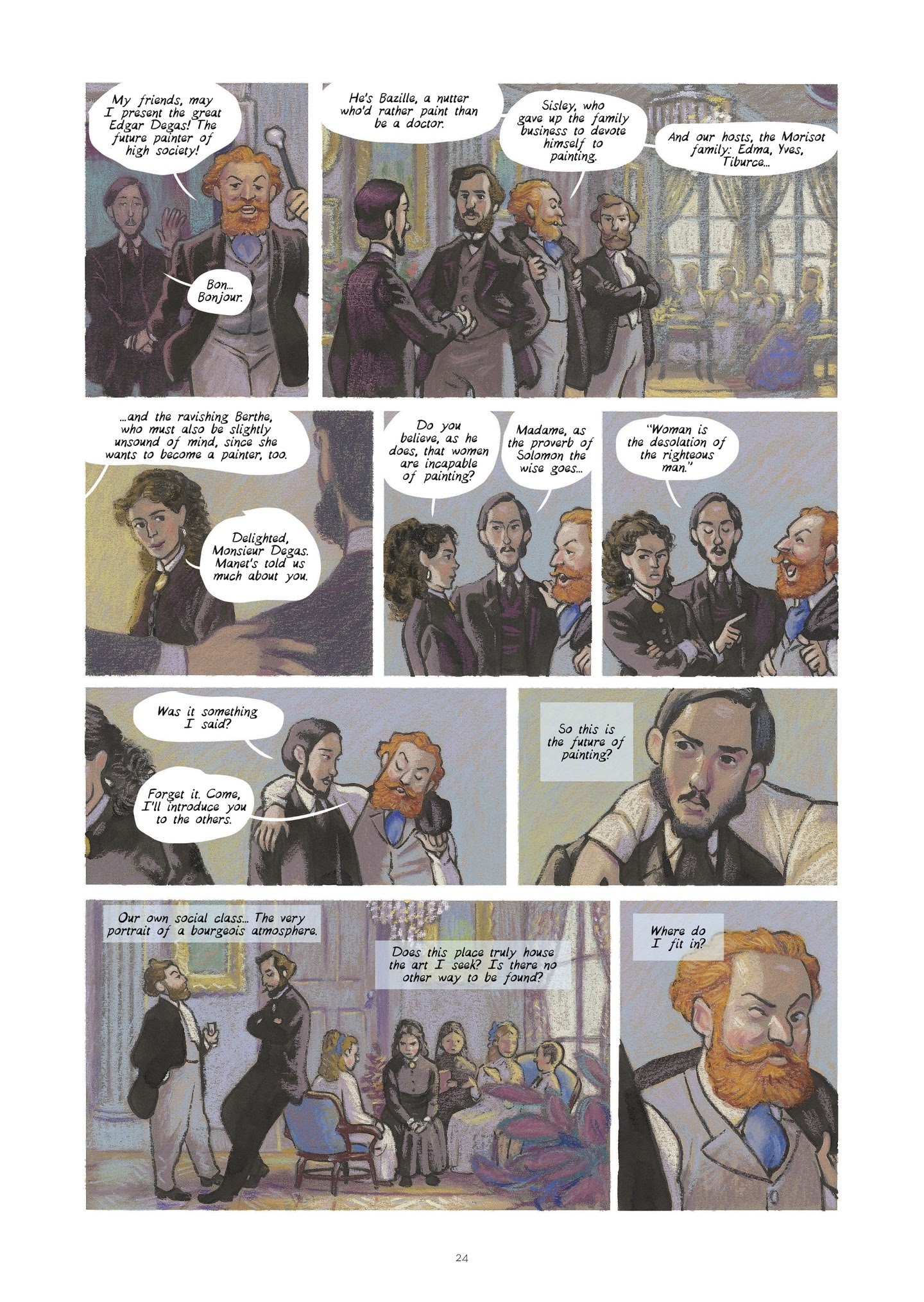 Read online Degas and Cassatt: The Dance of Solitude comic -  Issue # TPB - 24