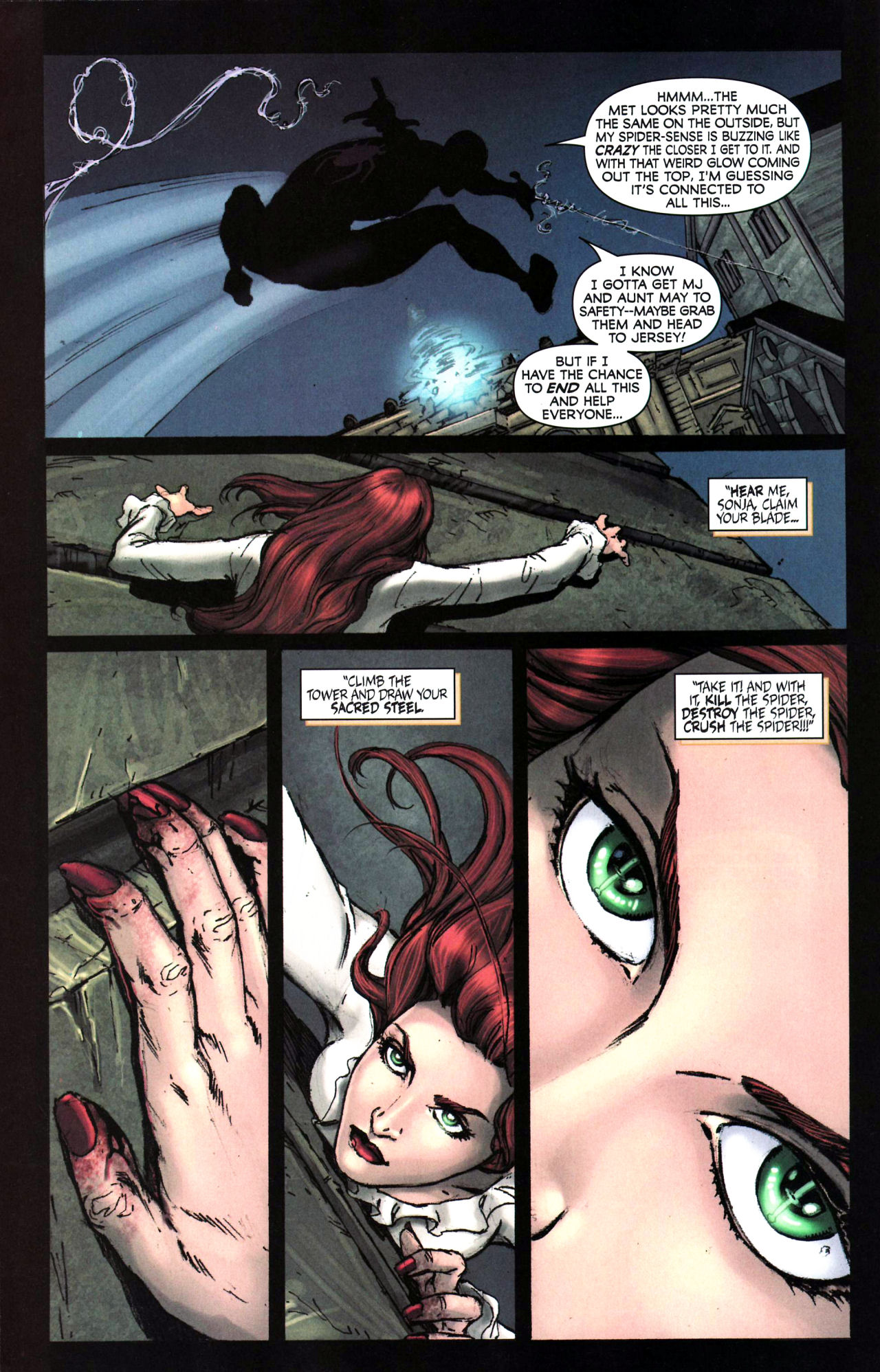 Read online Spider-Man/Red Sonja comic -  Issue #1 - 21