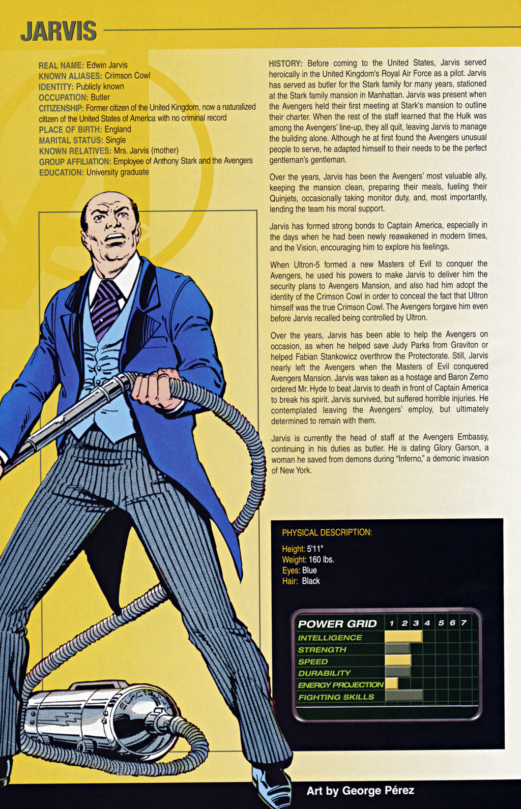 Read online The Official Handbook of the Marvel Universe: The Avengers comic -  Issue # Full - 21