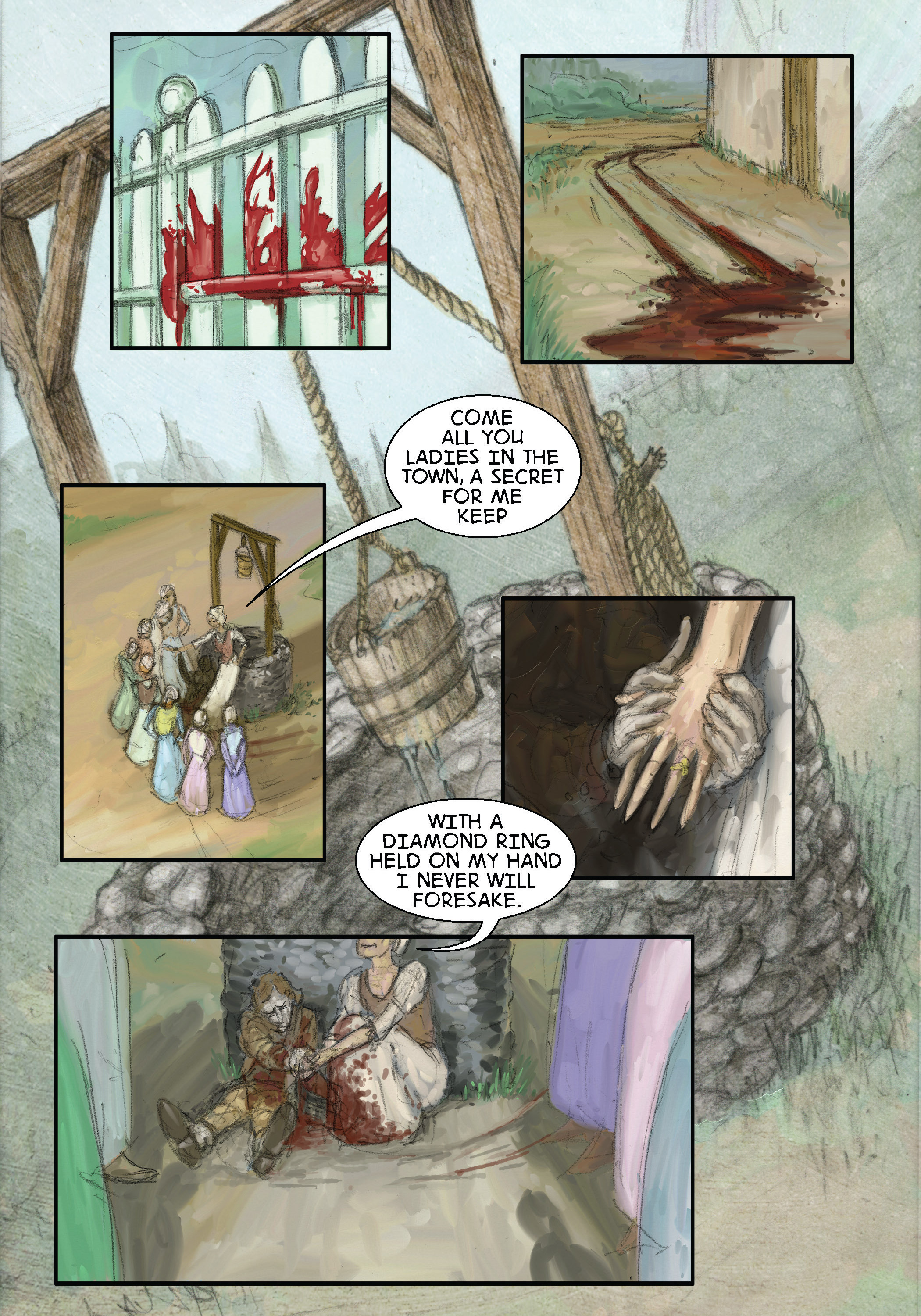 Read online Labor & Love: A Garland of American Folk Ballads comic -  Issue # Full - 38