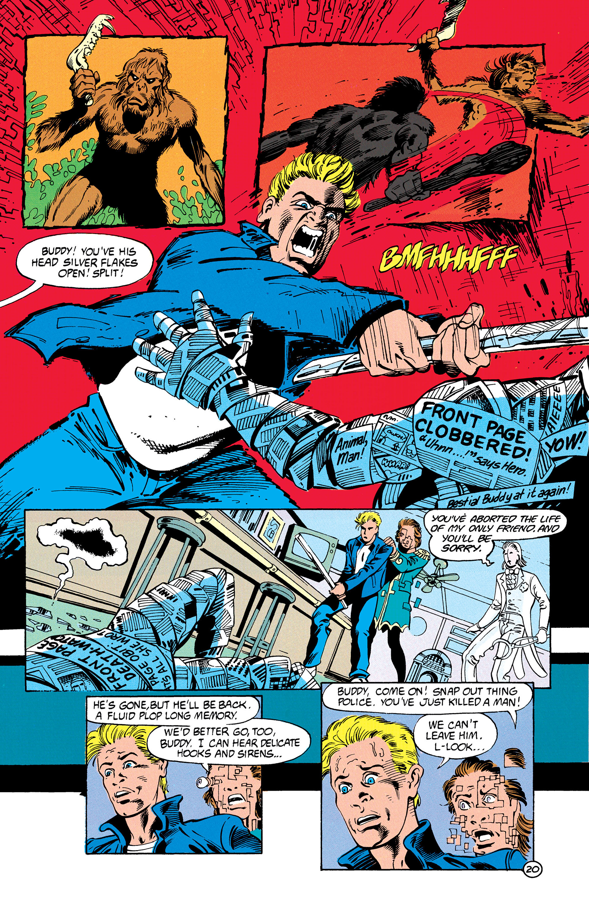 Read online Animal Man (1988) comic -  Issue #28 - 21