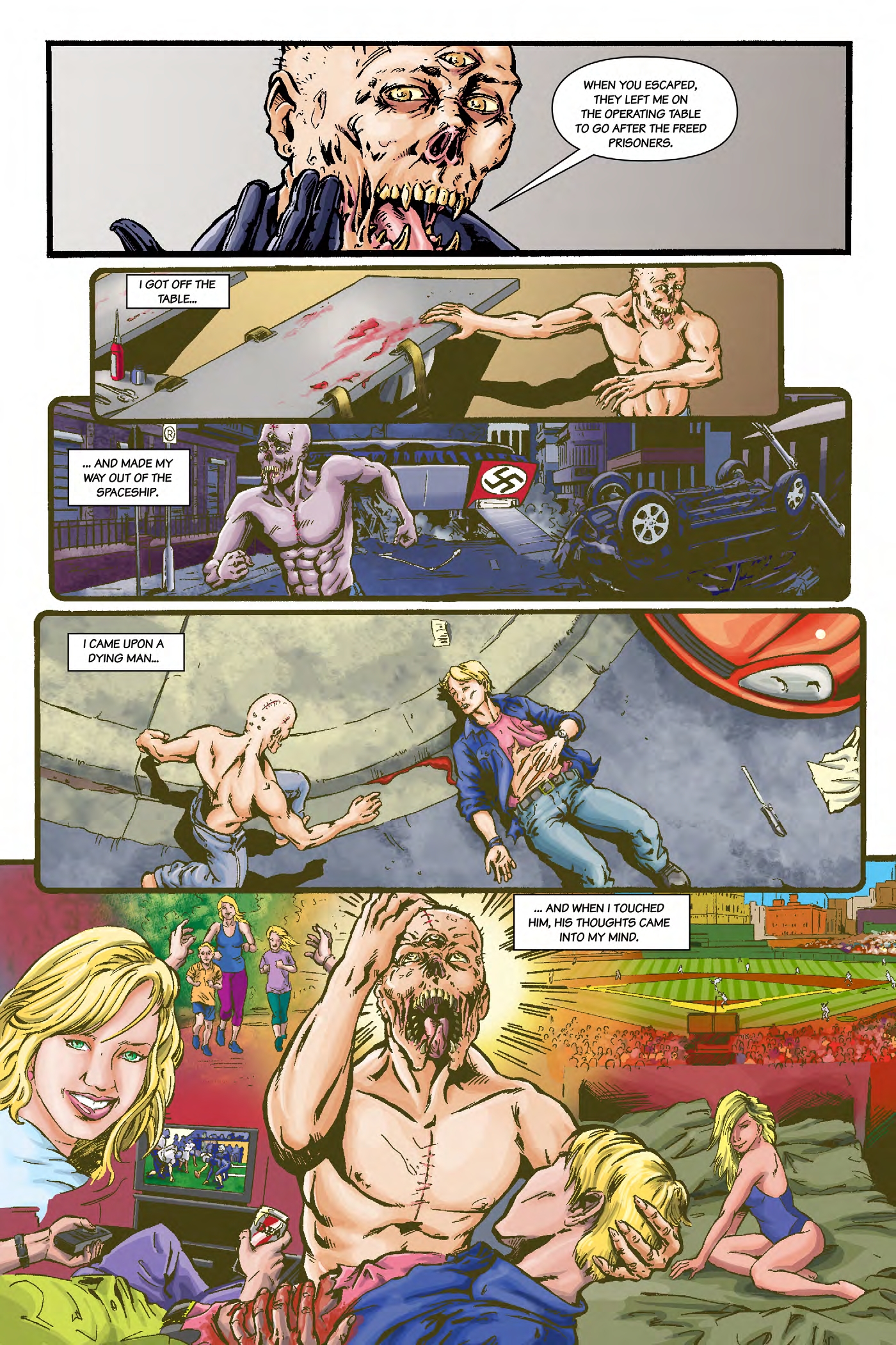 Read online Nazi Werewolves from Outer Space comic -  Issue #4 - 6