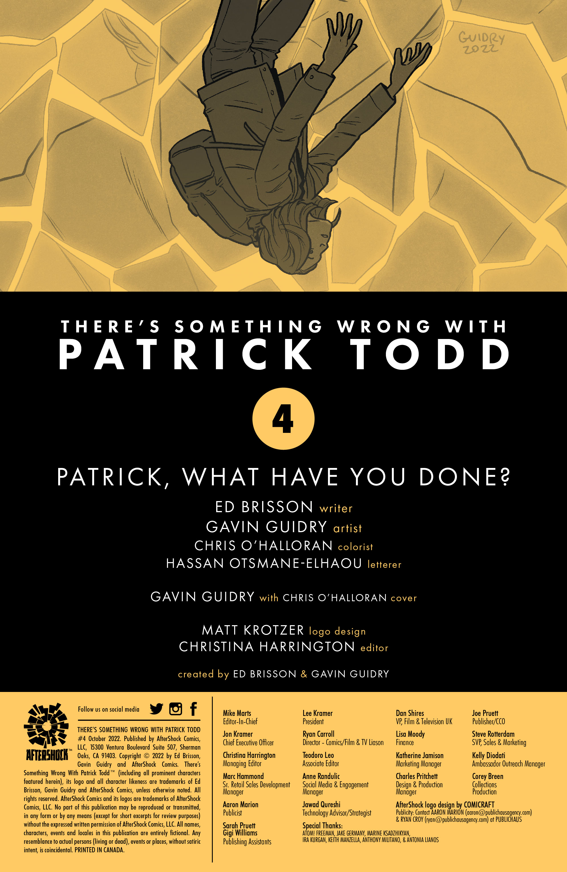 Read online There's Something Wrong With Patrick Todd comic -  Issue #4 - 2