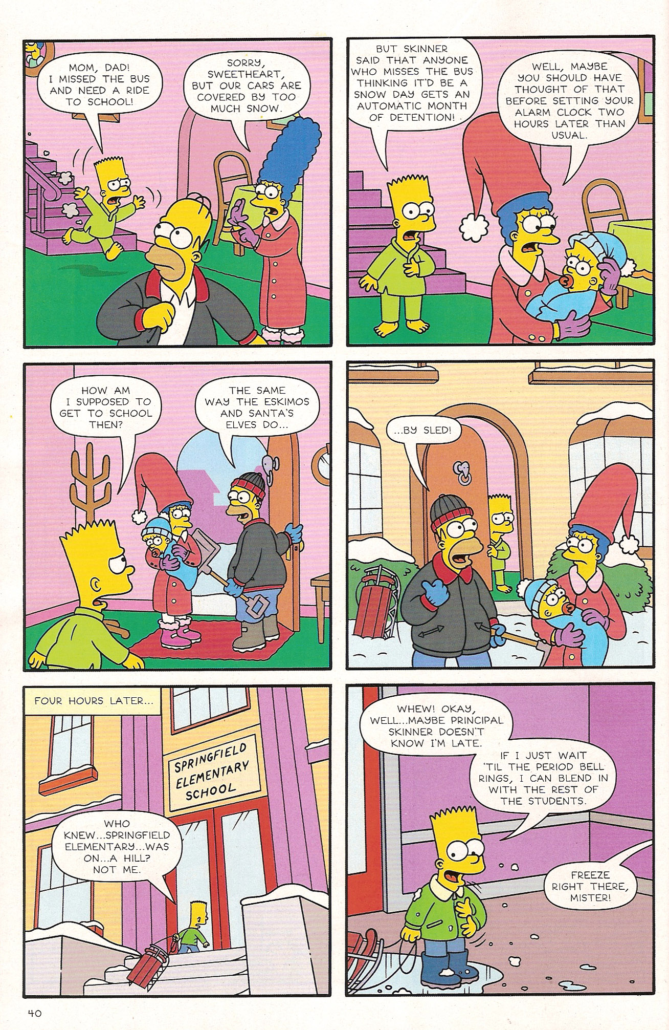 Read online The Simpsons Winter Wingding comic -  Issue #5 - 41