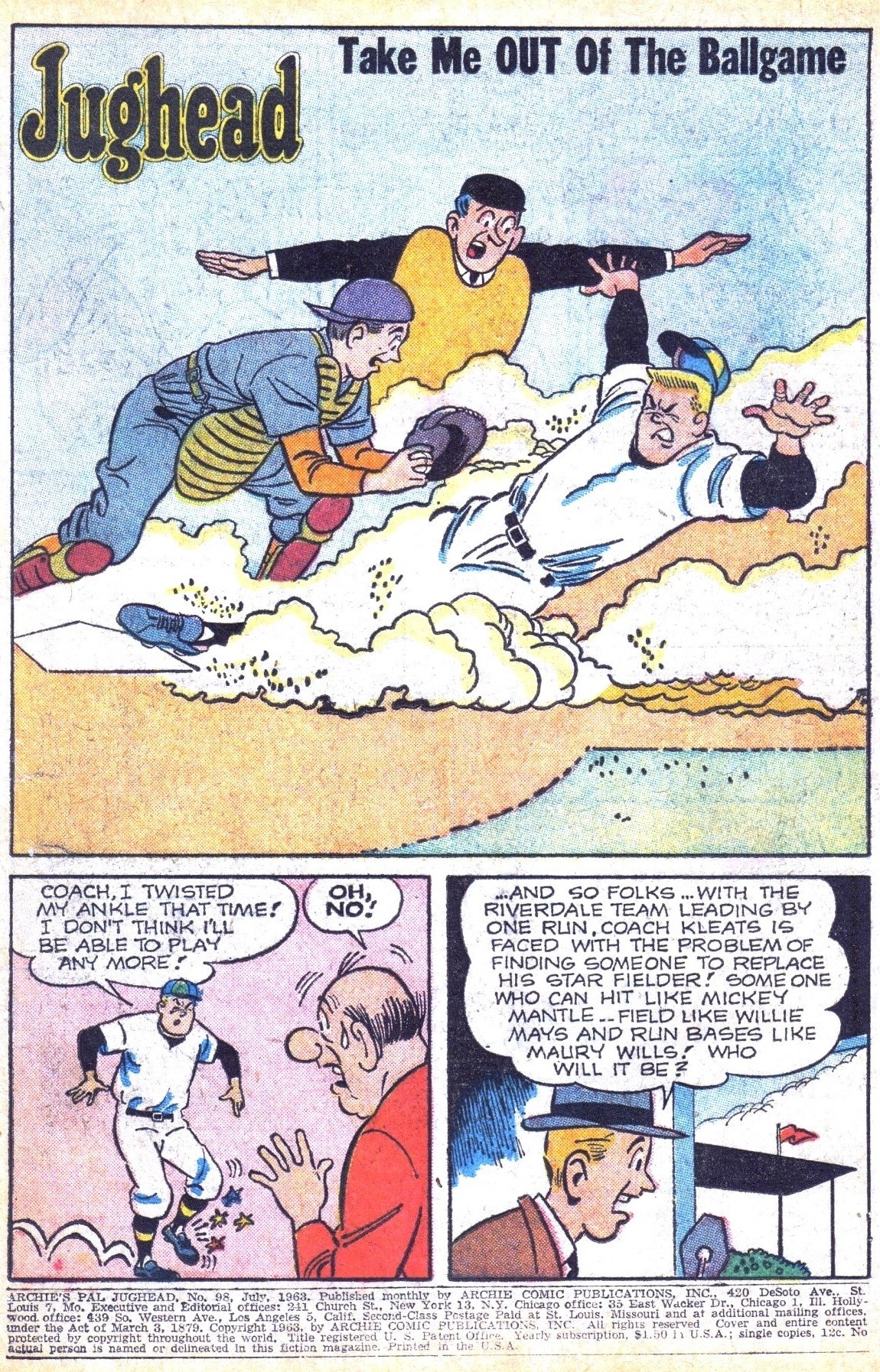 Read online Archie's Pal Jughead comic -  Issue #98 - 3