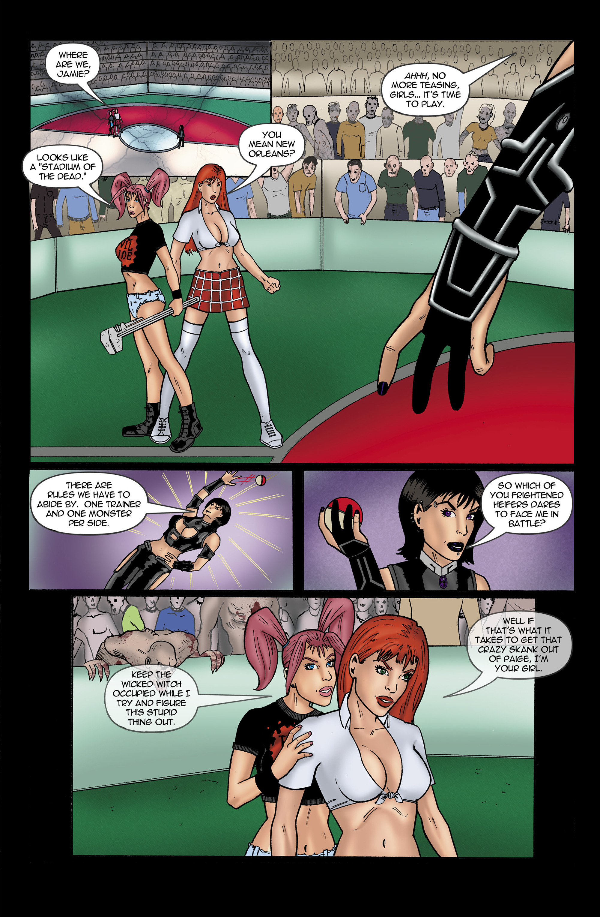 Read online Chaos Campus: Sorority Girls Vs. Zombies comic -  Issue #8 - 10