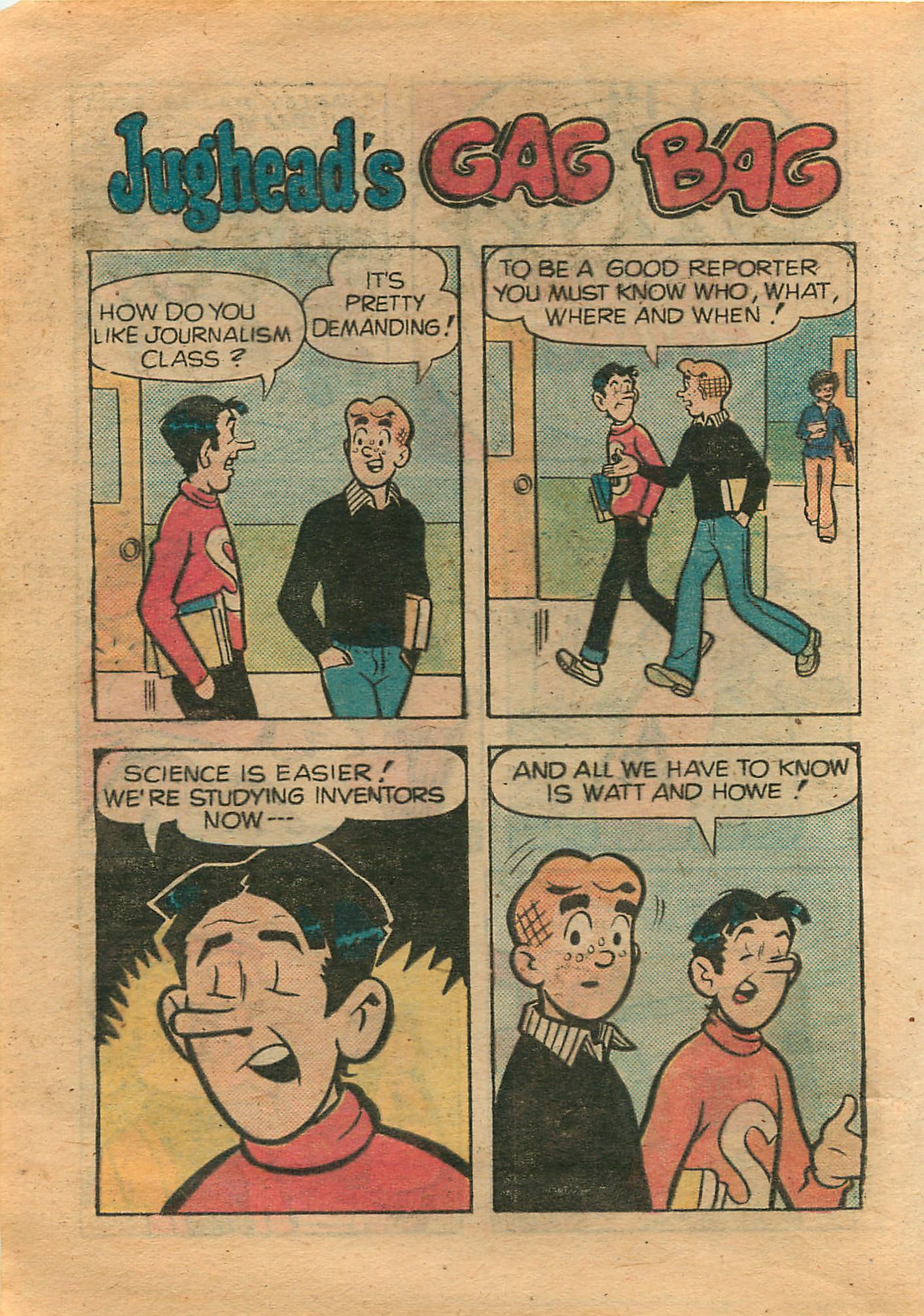 Read online Jughead Jones Comics Digest comic -  Issue #16 - 82