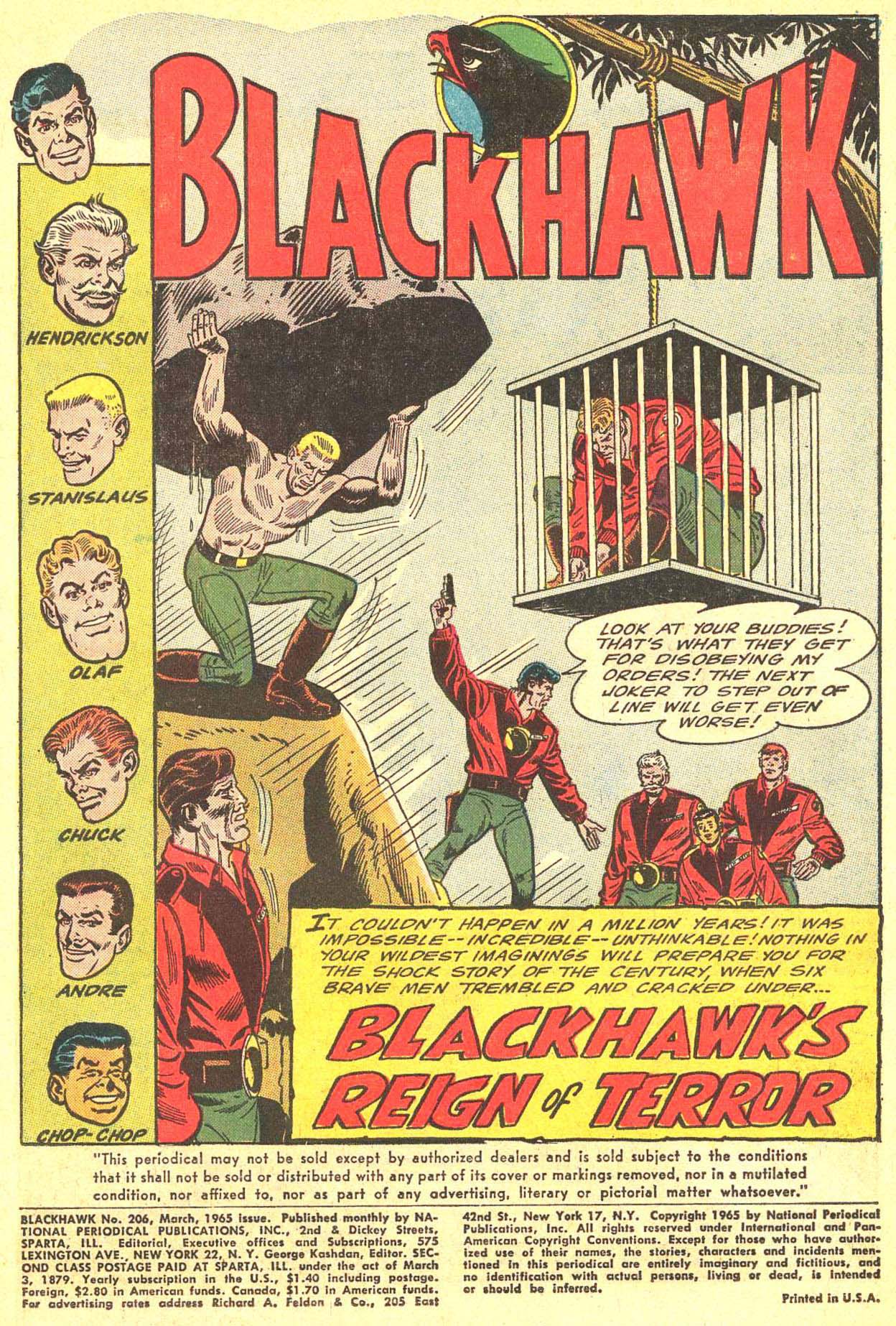 Read online Blackhawk (1957) comic -  Issue #206 - 4