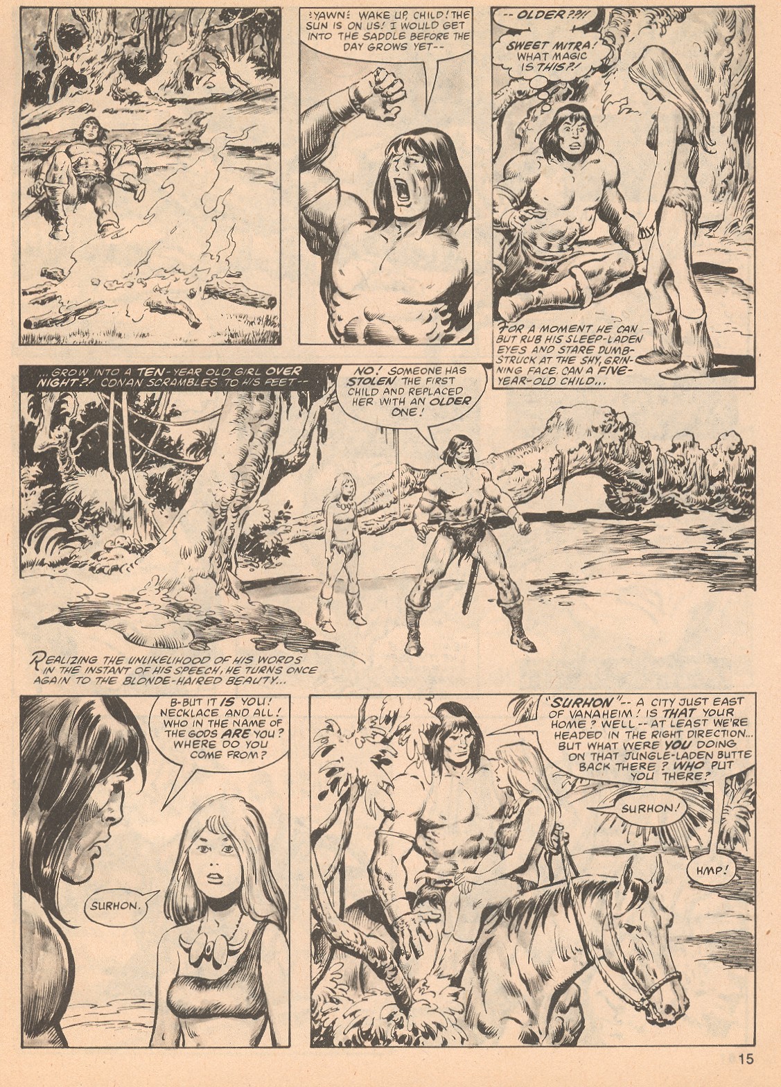 Read online The Savage Sword Of Conan comic -  Issue #64 - 15