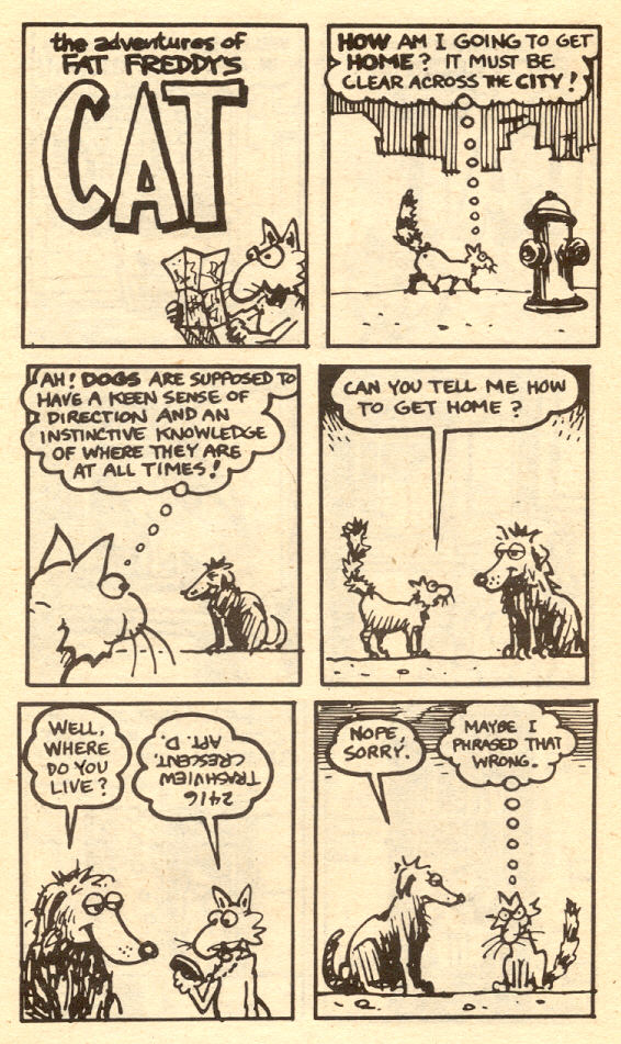 Read online Adventures of Fat Freddy's Cat comic -  Issue #3 - 26