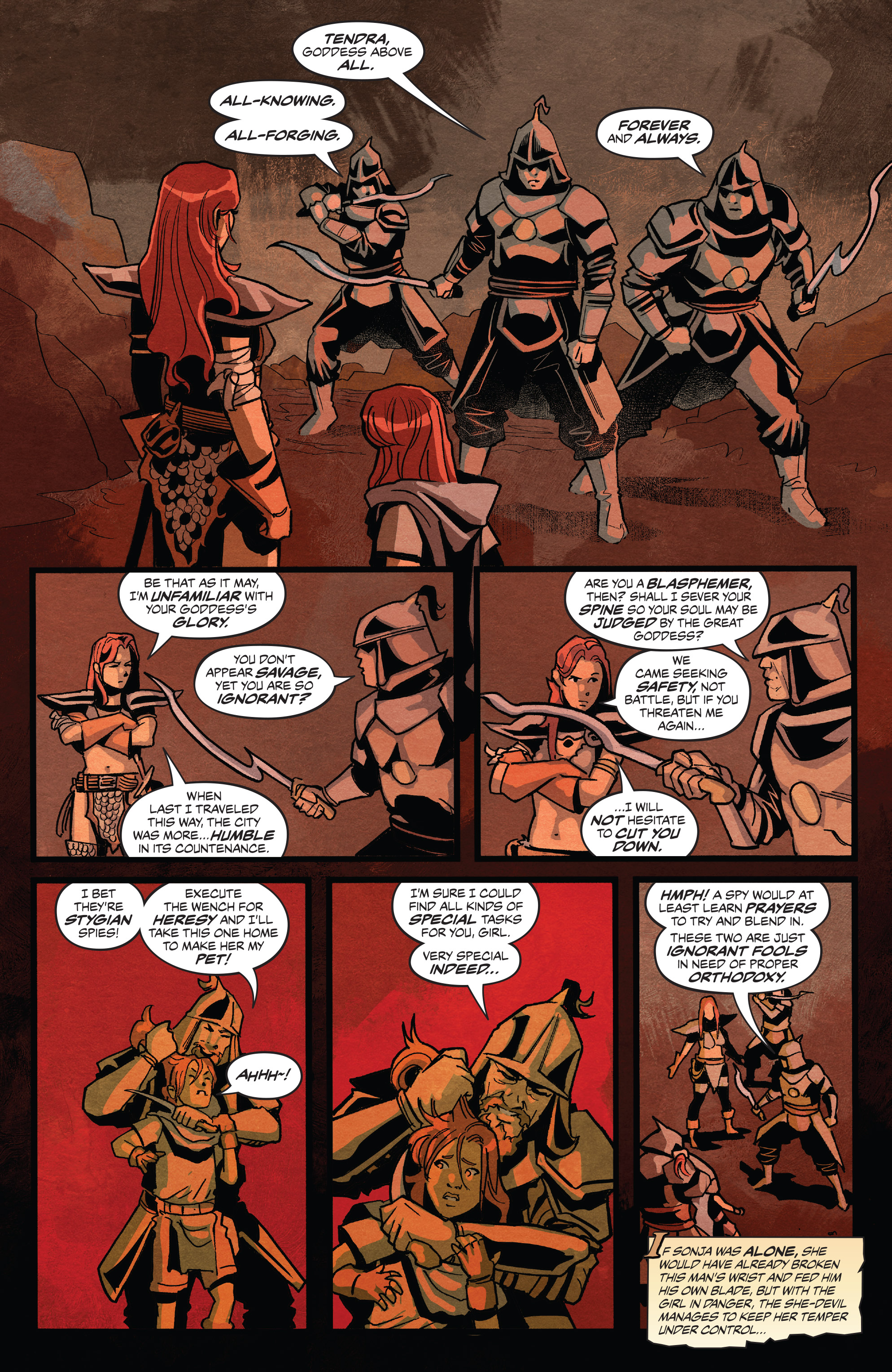 Read online Unbreakable Red Sonja comic -  Issue #3 - 17