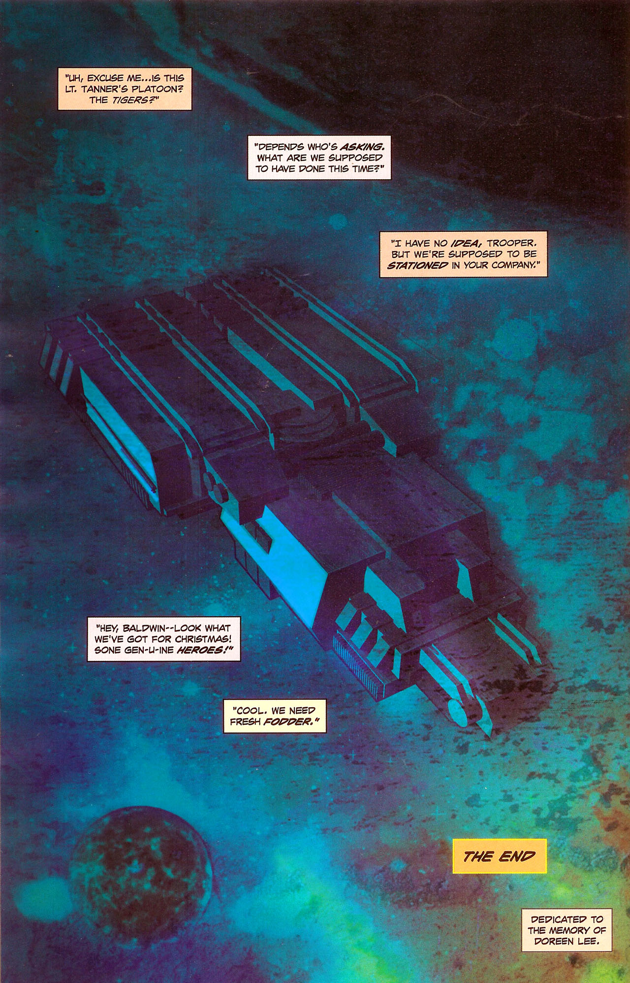 Read online Starship Troopers: Damaged Justice comic -  Issue #4 - 27