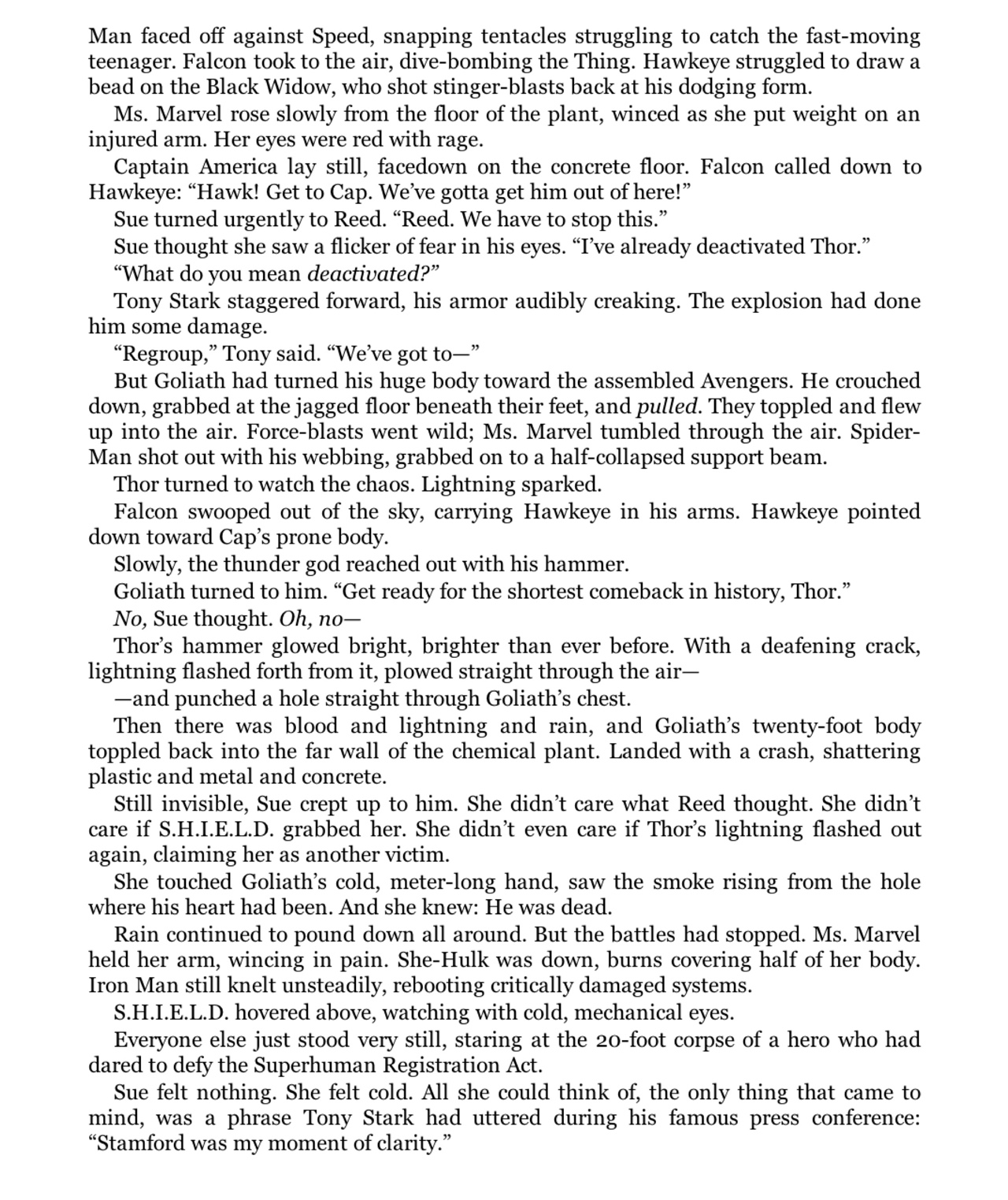 Read online Civil War Prose Novel comic -  Issue # TPB (Part 1) - 99