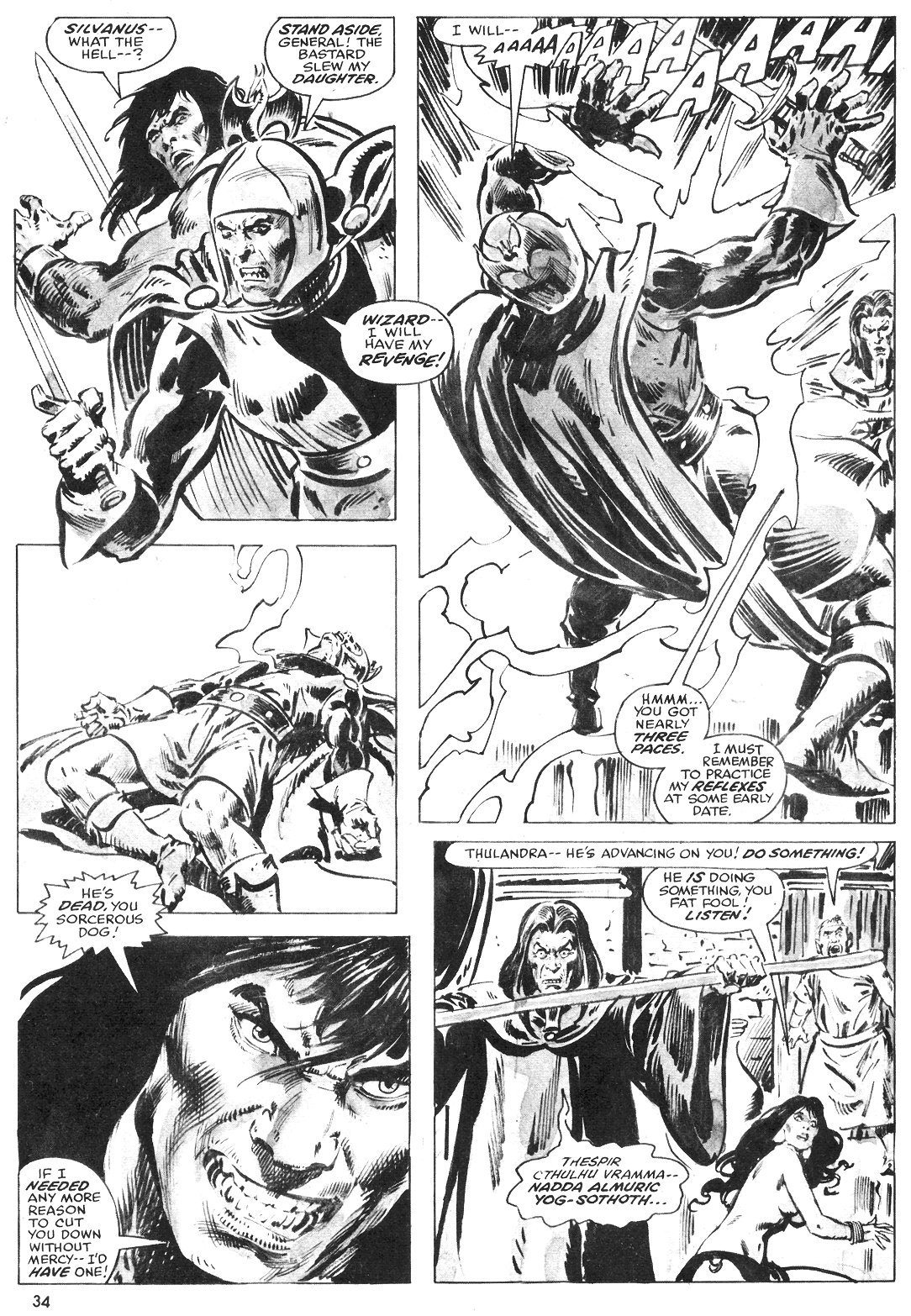 Read online The Savage Sword Of Conan comic -  Issue #52 - 34