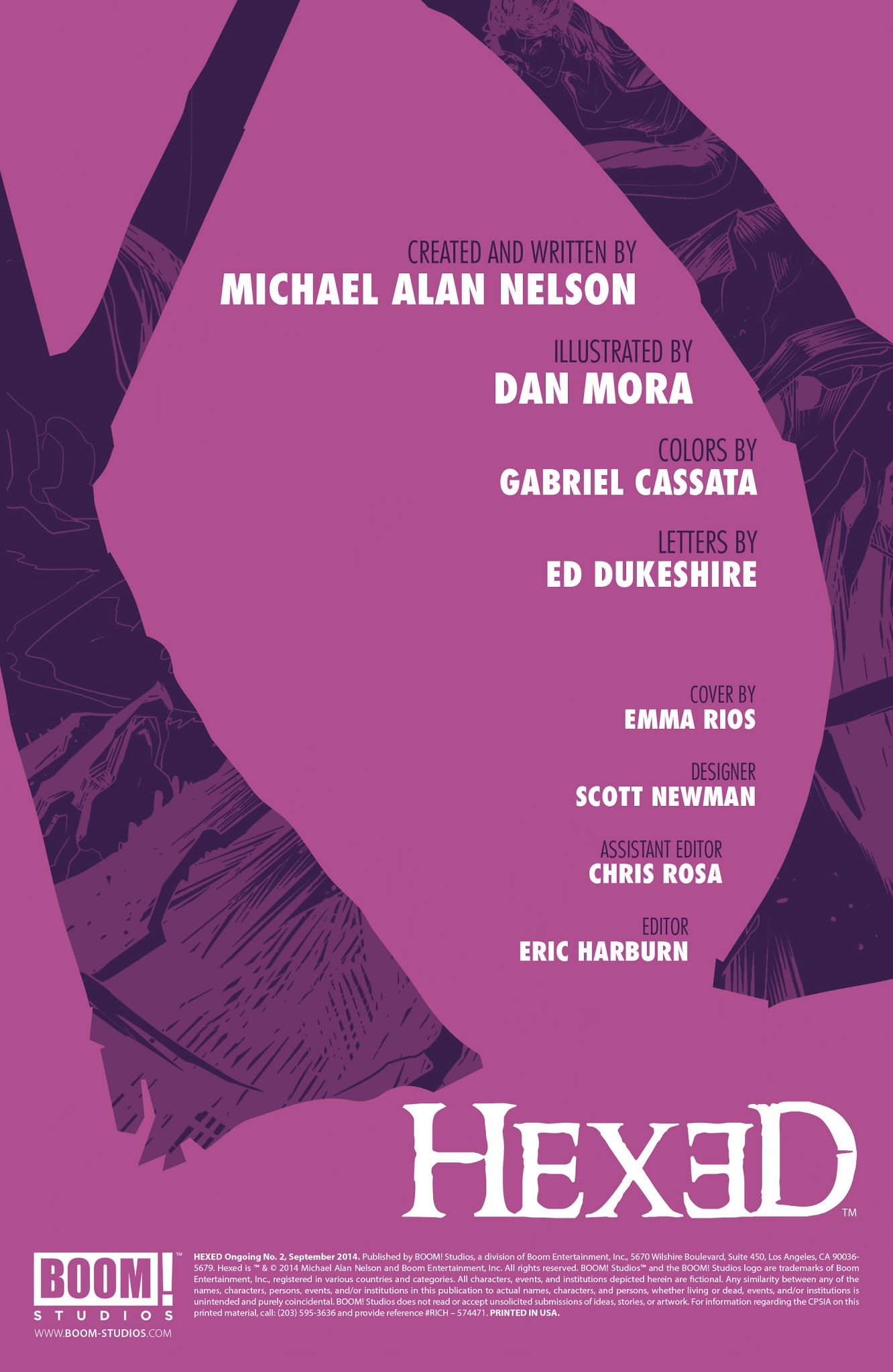 Read online Hexed (2014) comic -  Issue #2 - 2