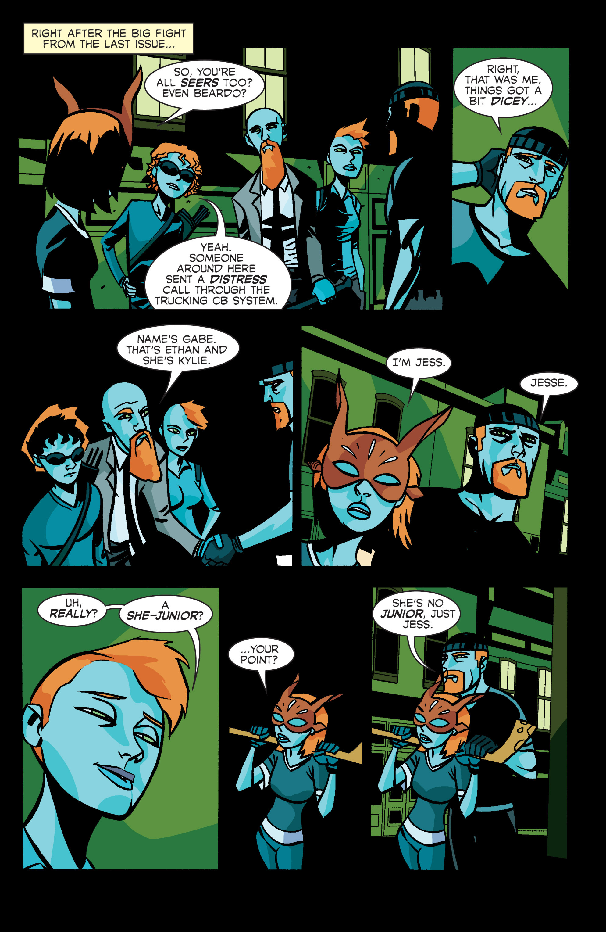 Read online Sinergy comic -  Issue #4 - 5