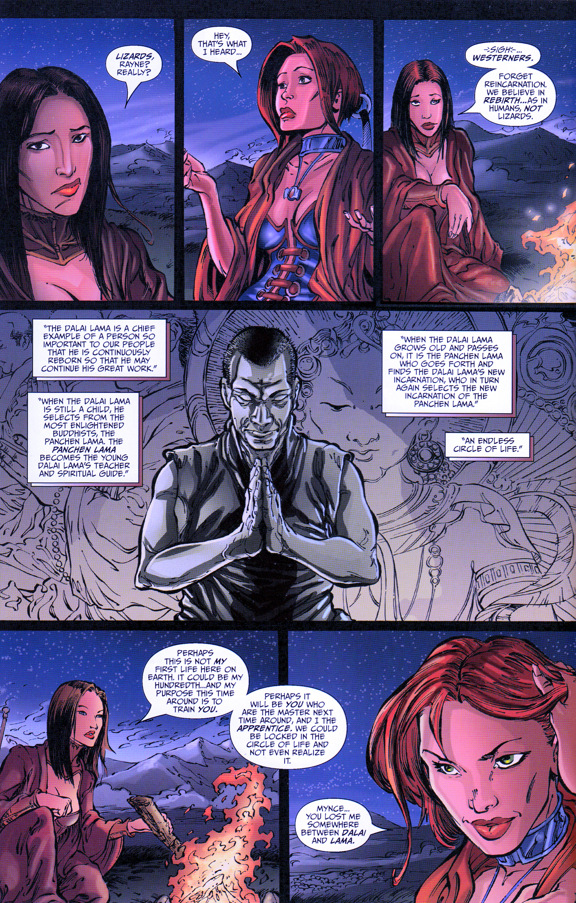 Read online BloodRayne: Tibetan Heights comic -  Issue # Full - 12