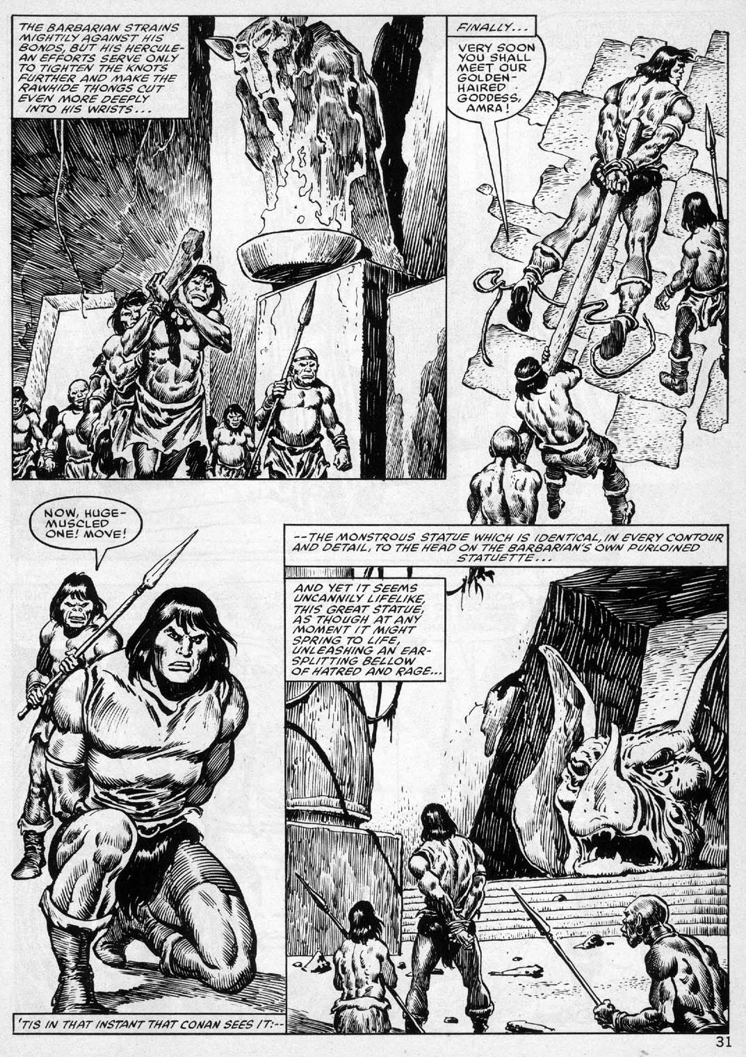Read online The Savage Sword Of Conan comic -  Issue #100 - 27