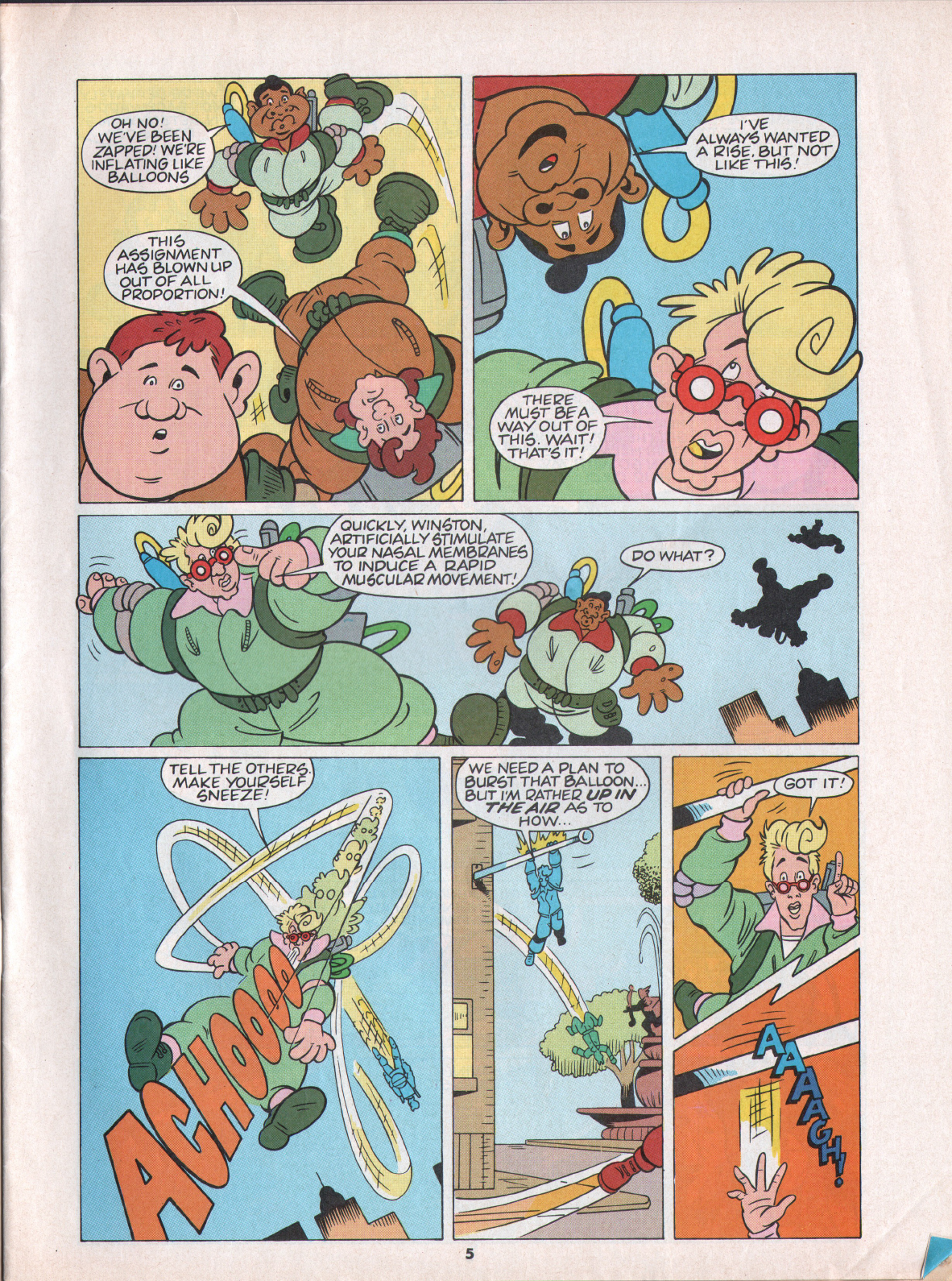 Read online The Real Ghostbusters comic -  Issue #93 - 5