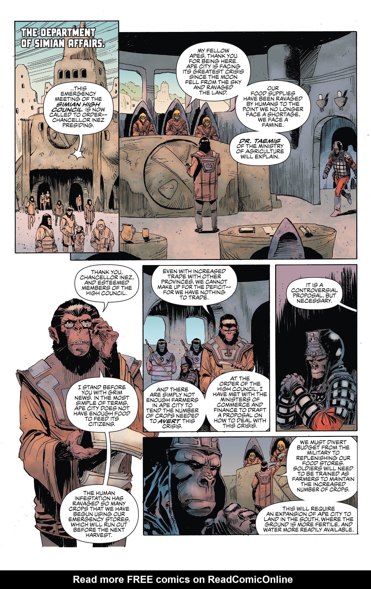 Read online Planet of the Apes: Ursus comic -  Issue #1 - 10