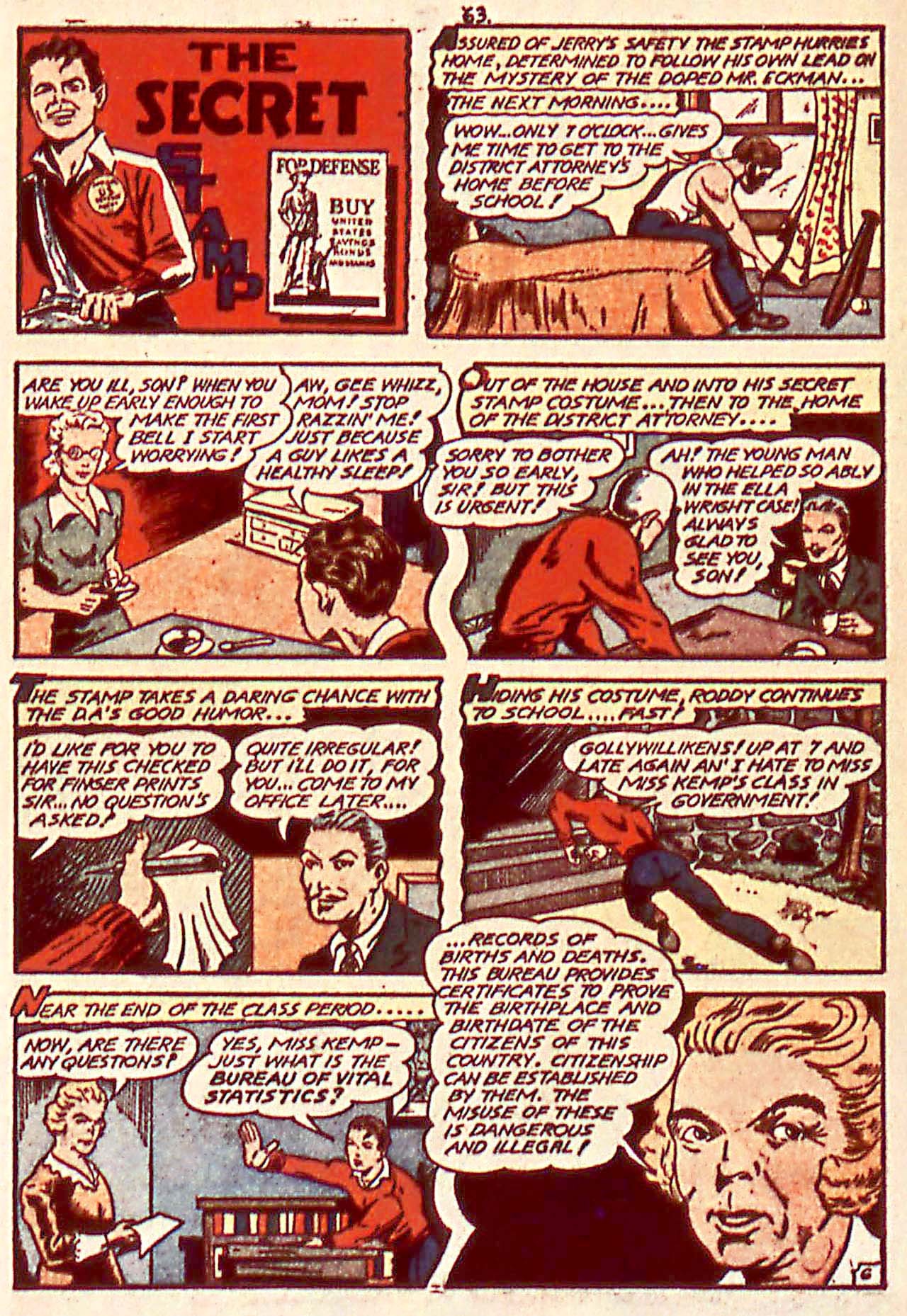 Read online Captain America Comics comic -  Issue #17 - 65