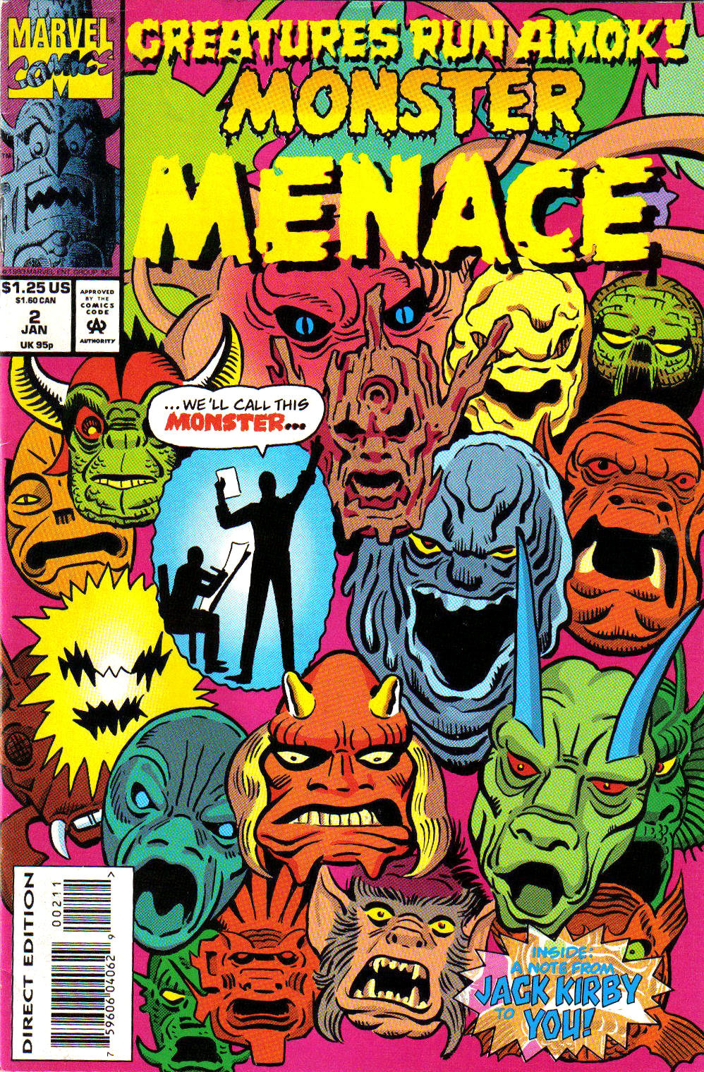 Read online Monster Menace comic -  Issue #2 - 1