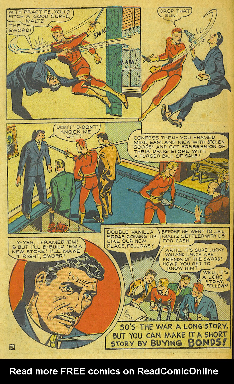 Read online Super-Mystery Comics comic -  Issue #26 - 25