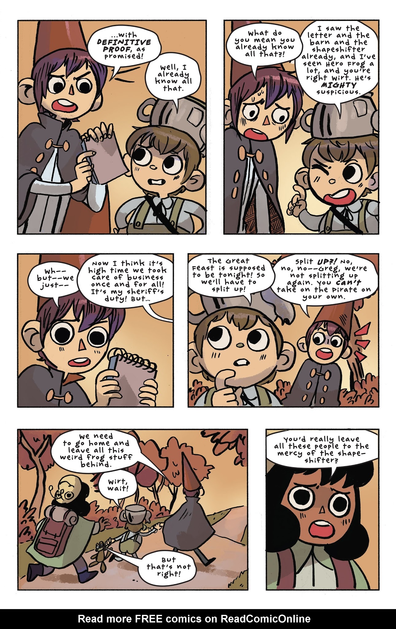 Read online Over the Garden Wall (2016) comic -  Issue #15 - 23